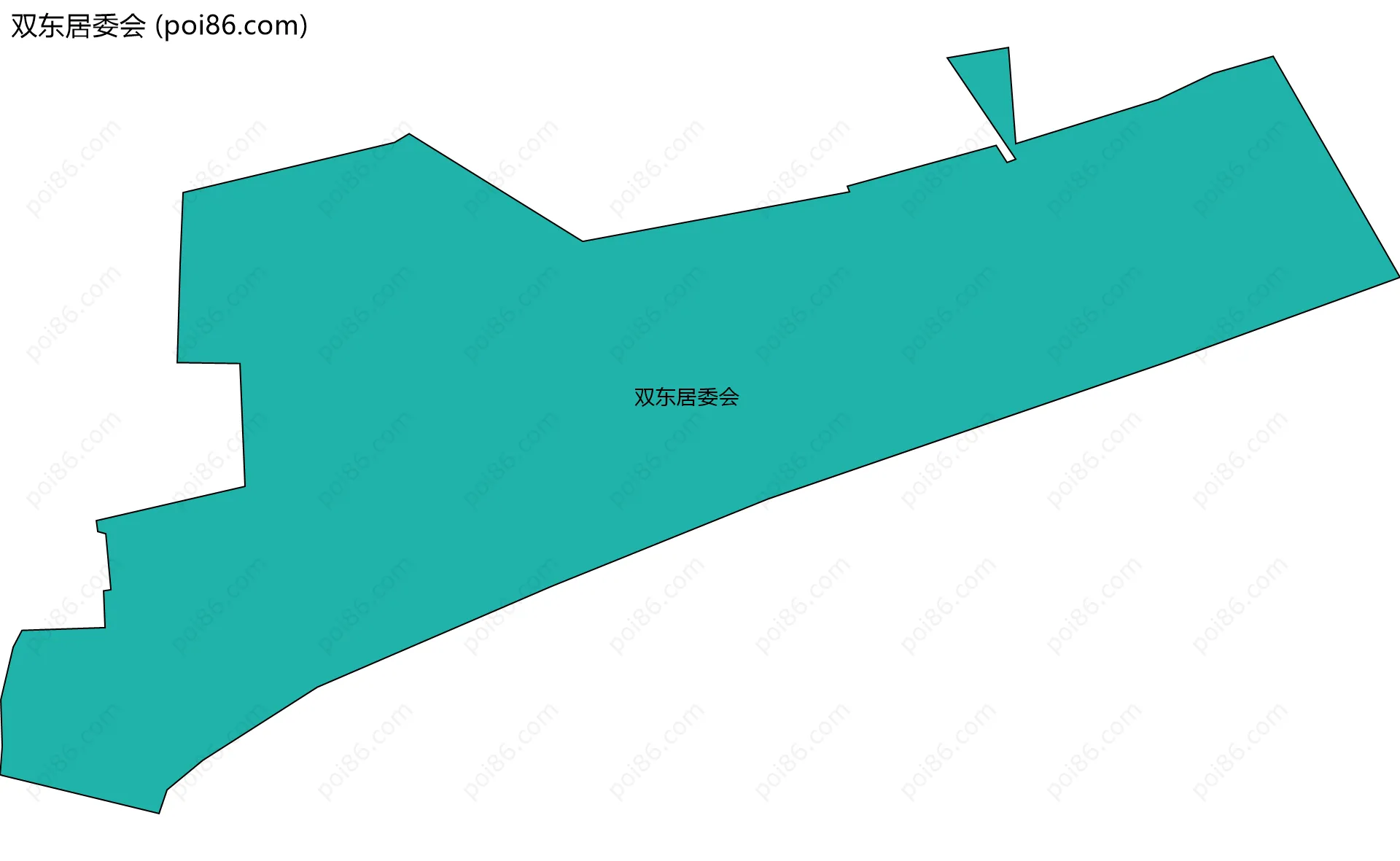双东居委会边界地图