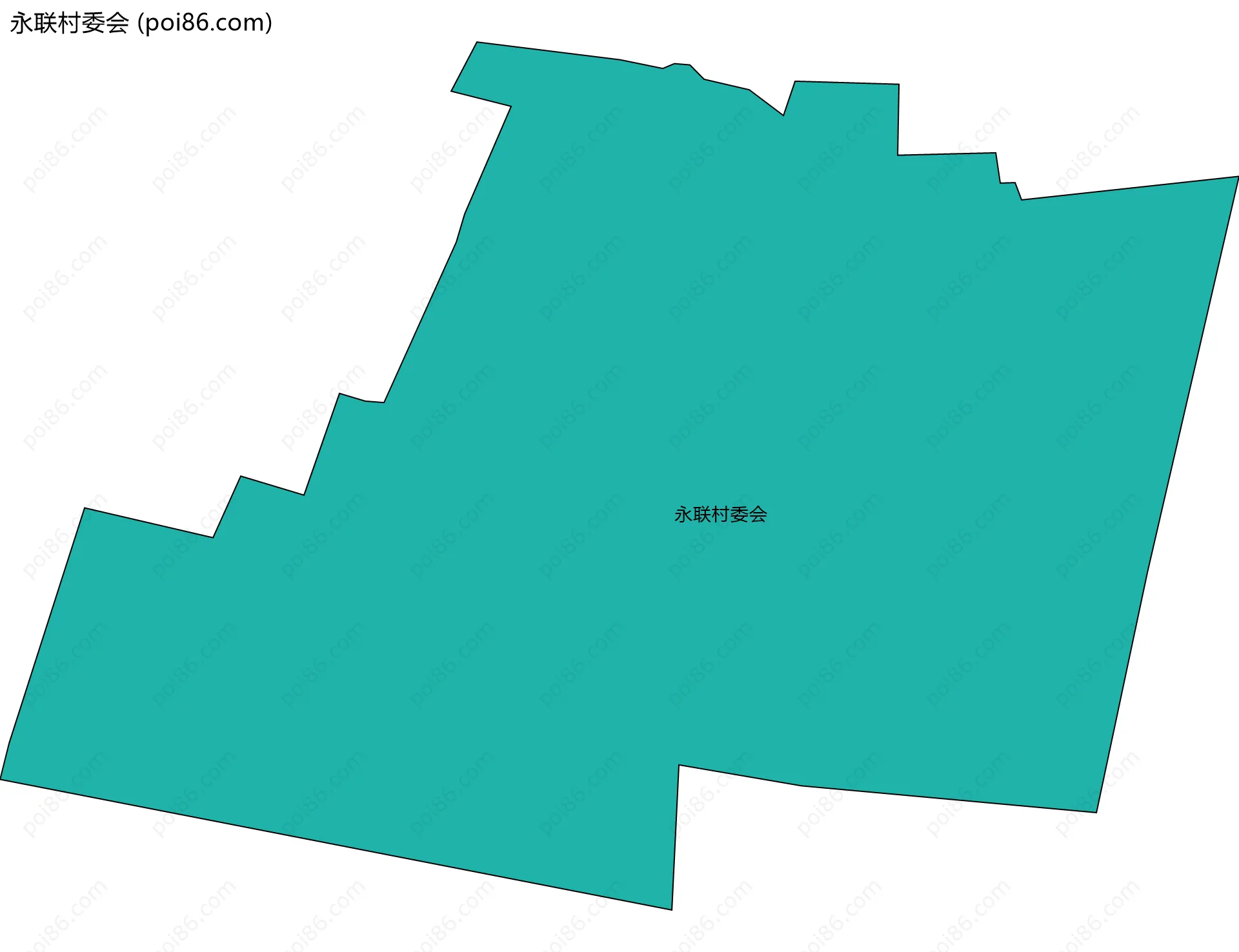 永联村委会边界地图