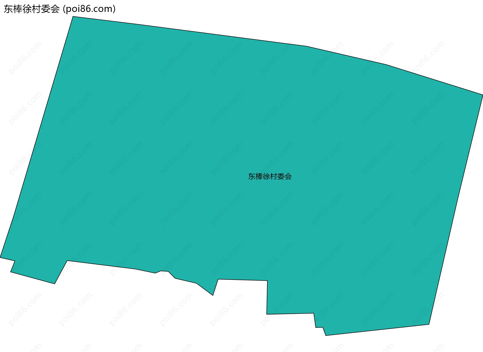 东棒徐村委会边界地图