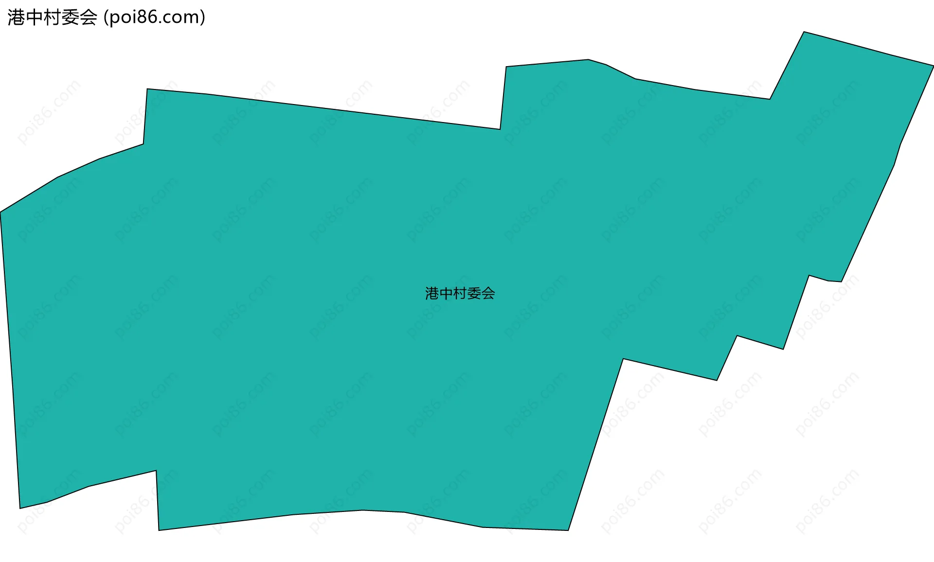 港中村委会边界地图