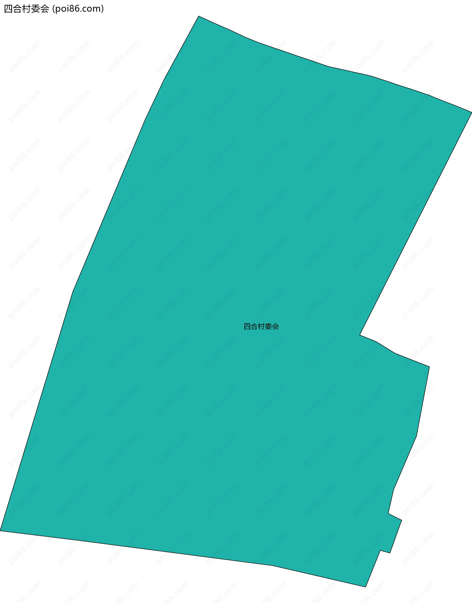 四合村委会边界地图