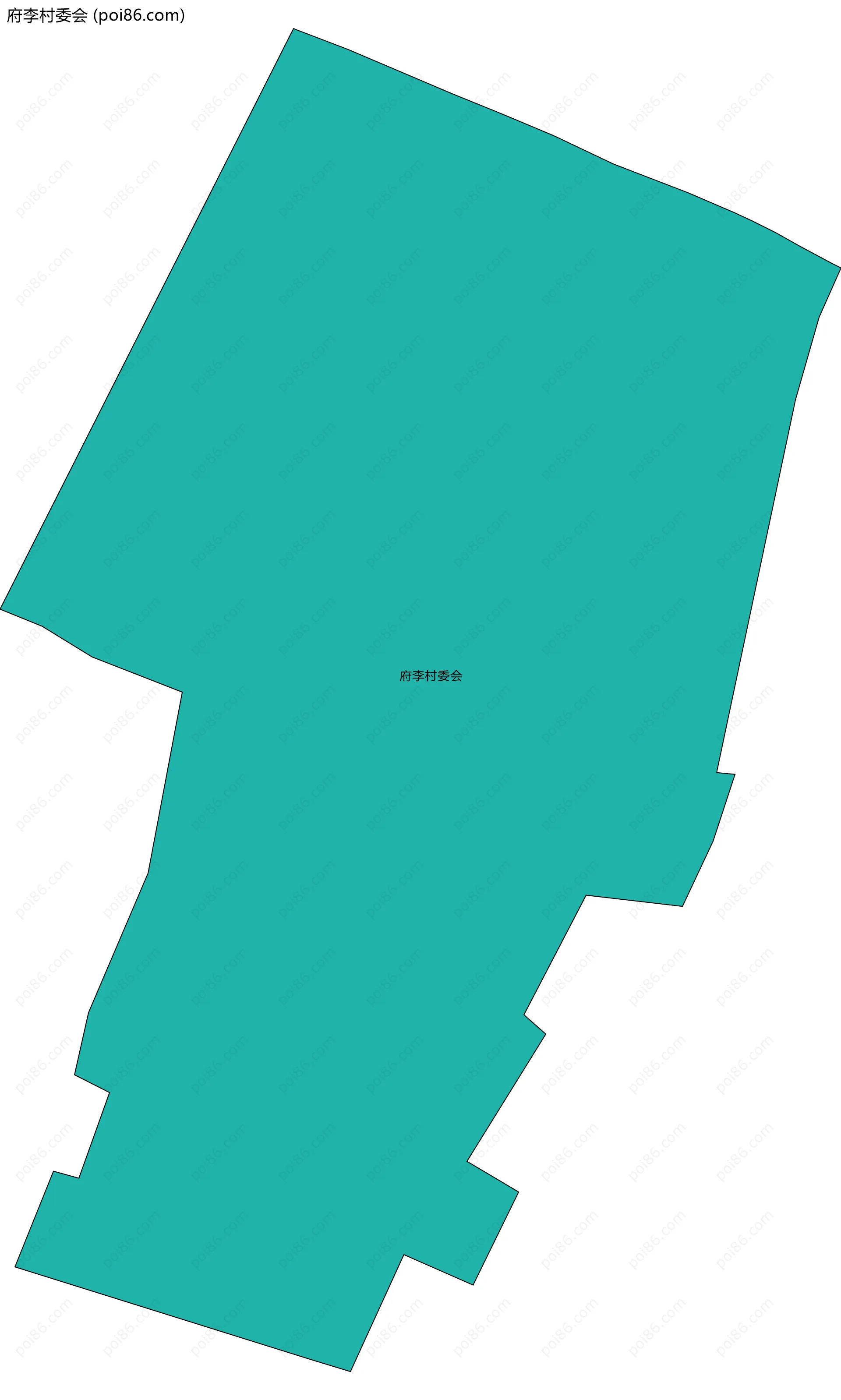 府李村委会边界地图