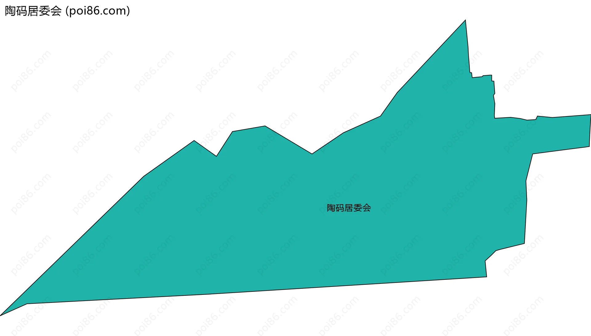 陶码居委会边界地图
