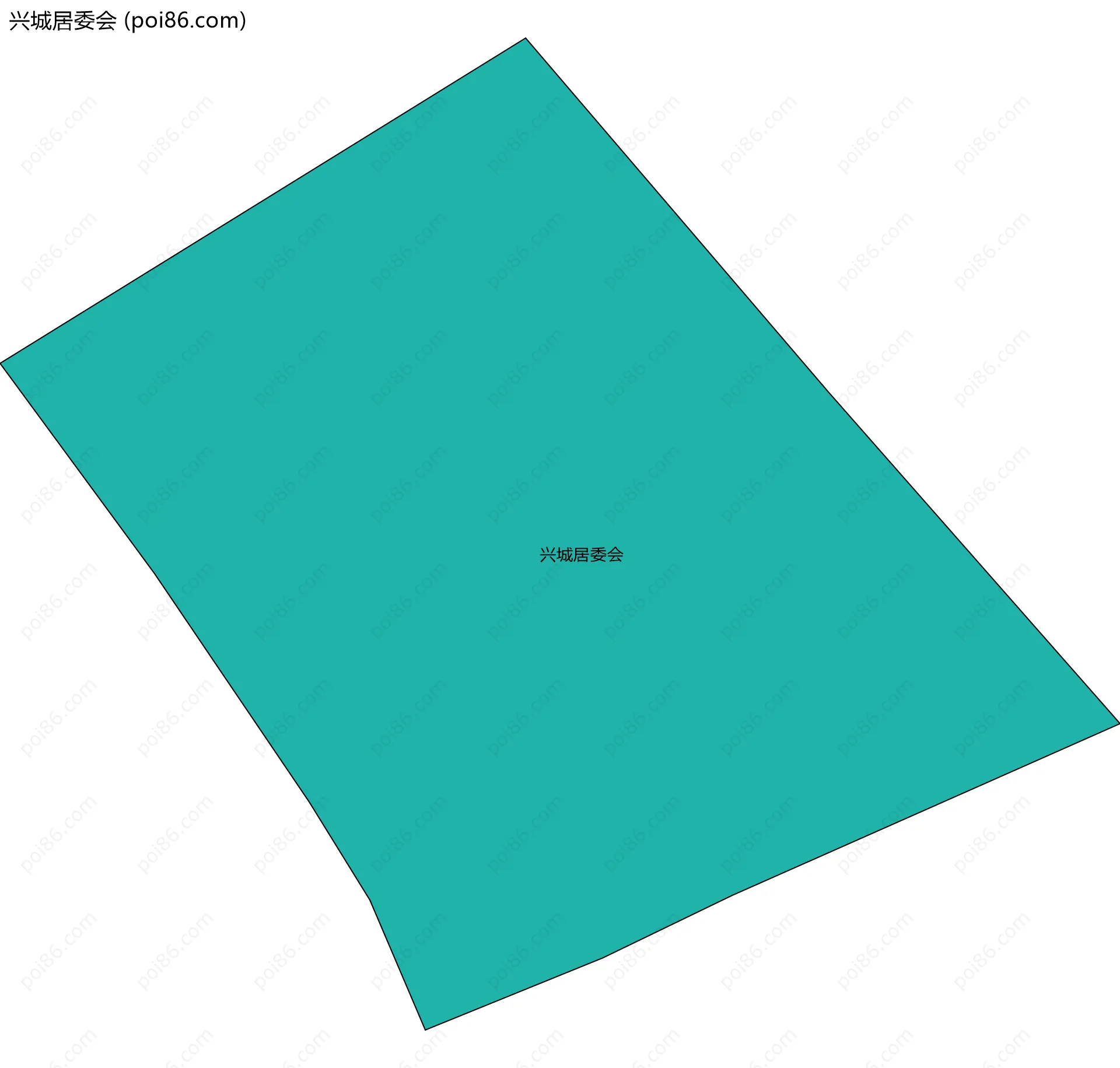 兴城居委会边界地图