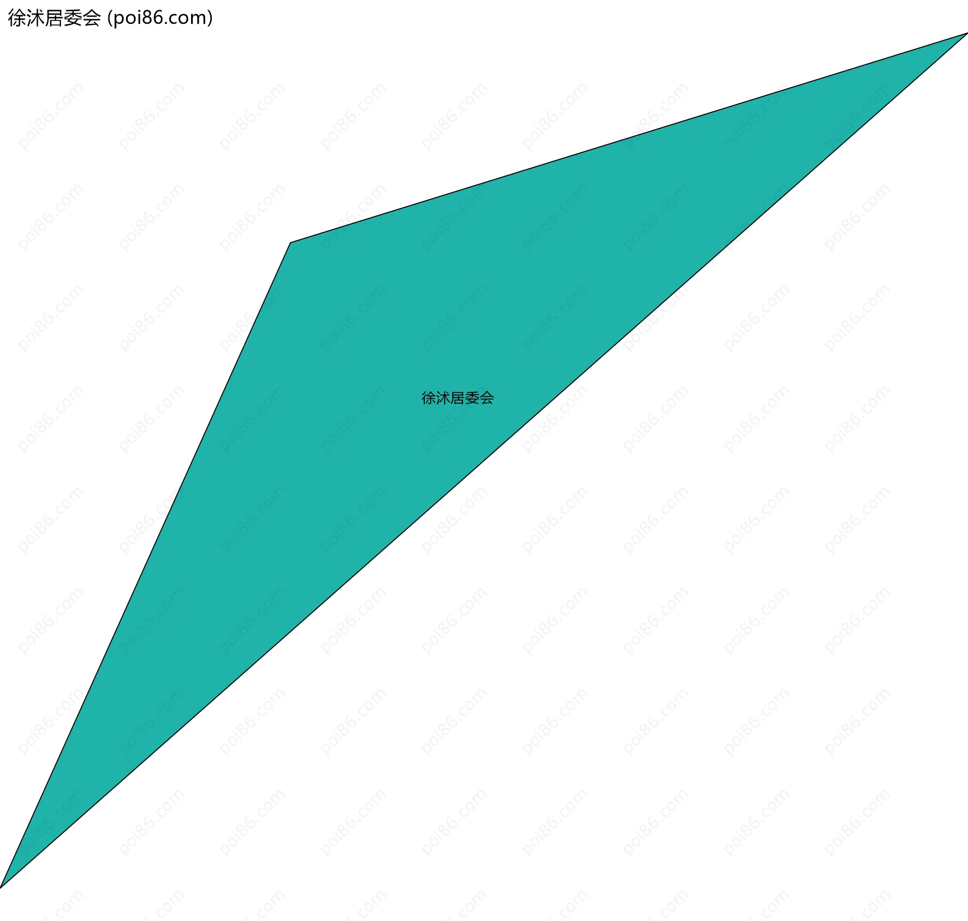 徐沭居委会边界地图
