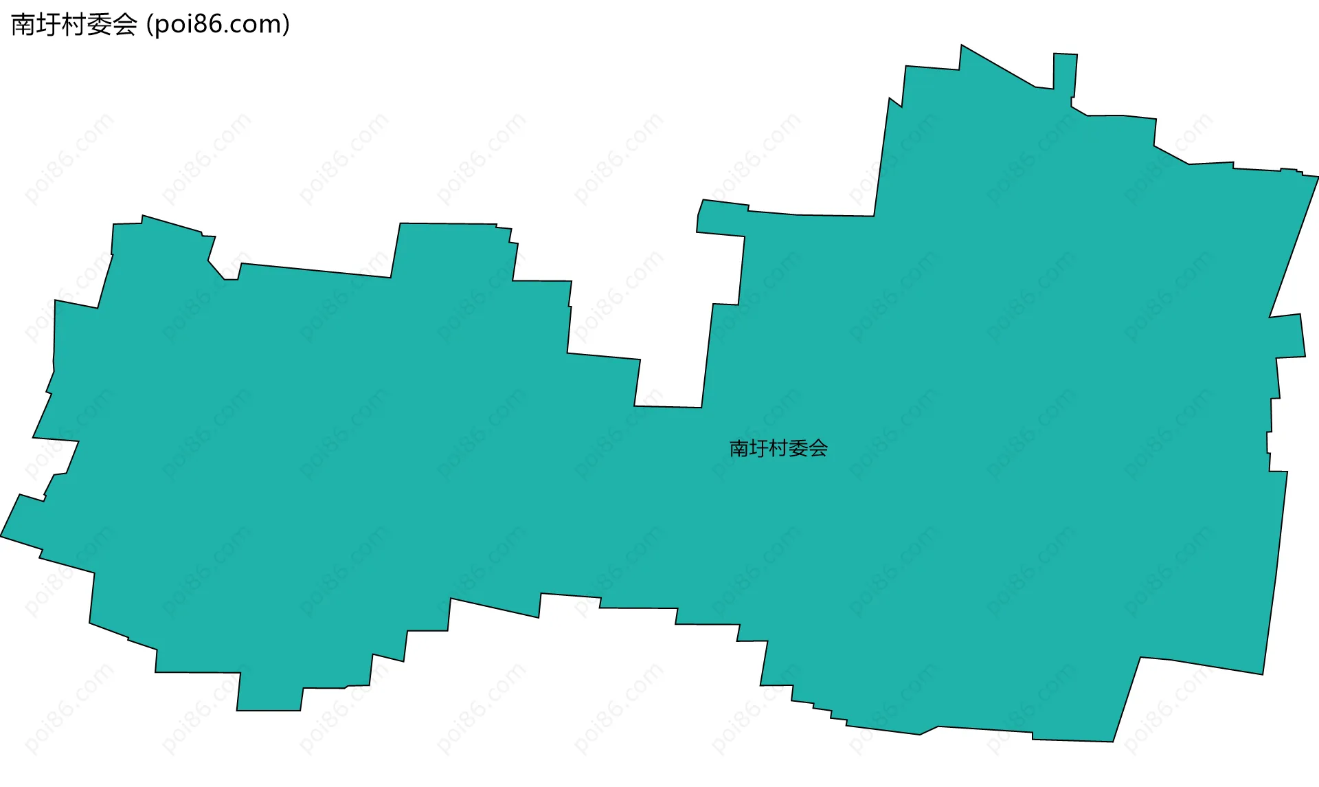 南圩村委会边界地图