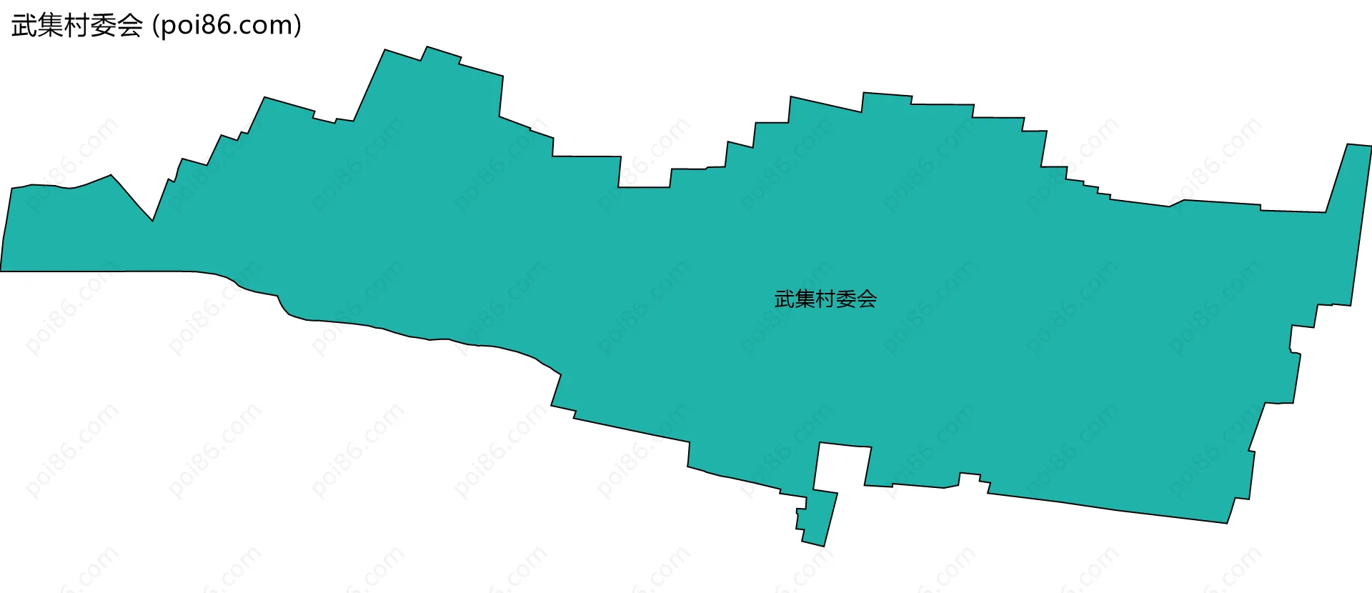 武集村委会边界地图