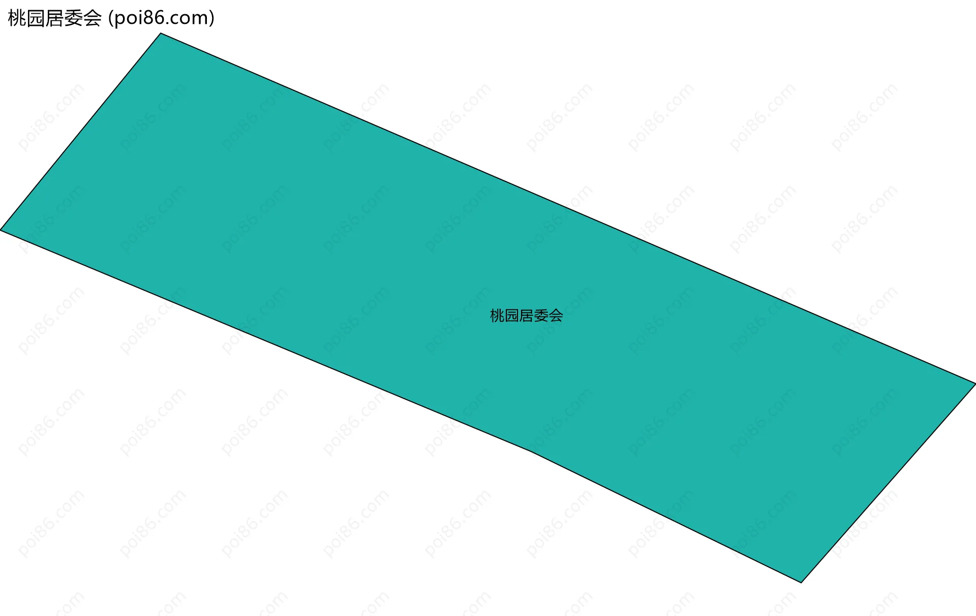 桃园居委会边界地图