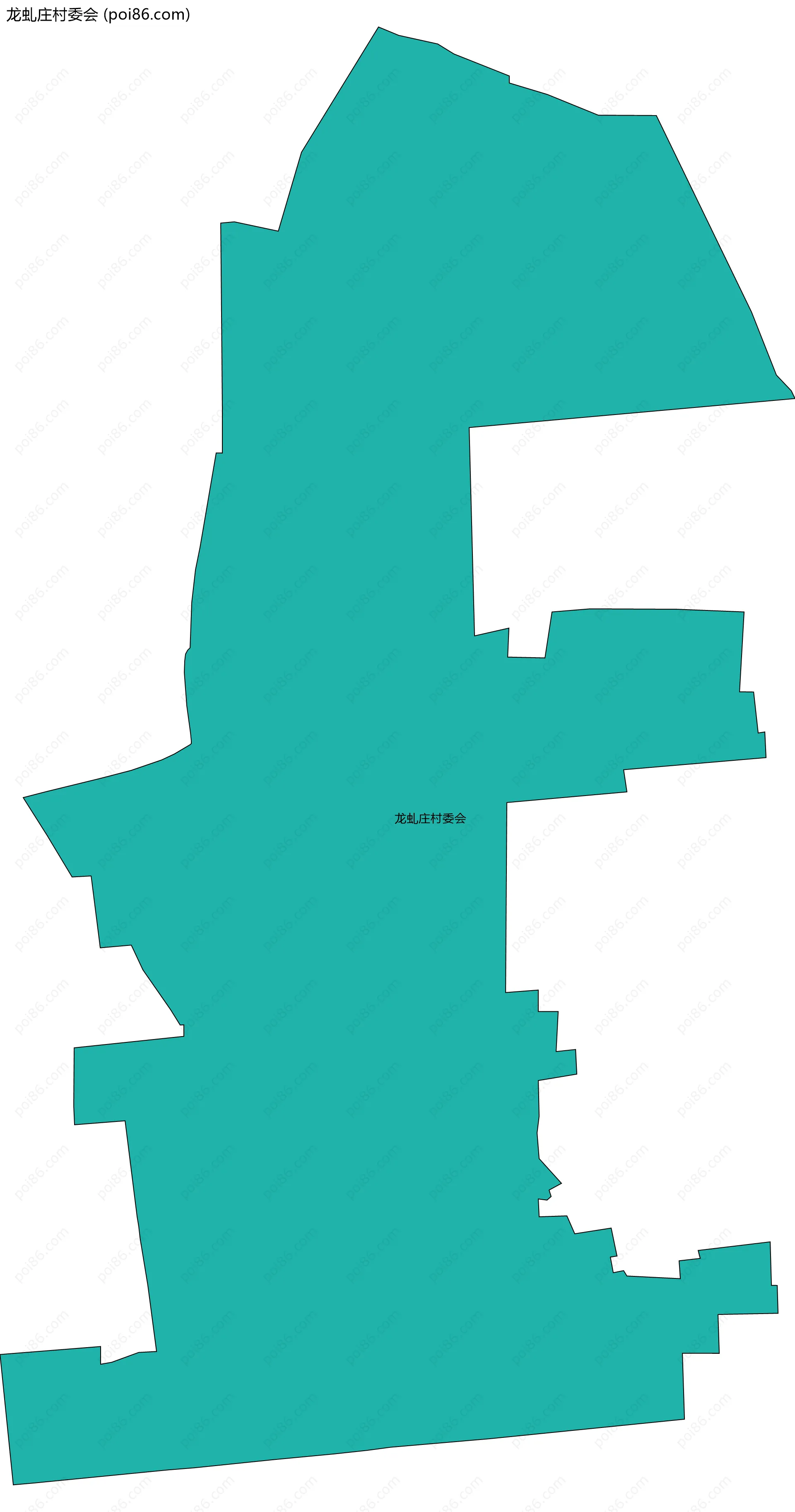 龙虬庄村委会边界地图