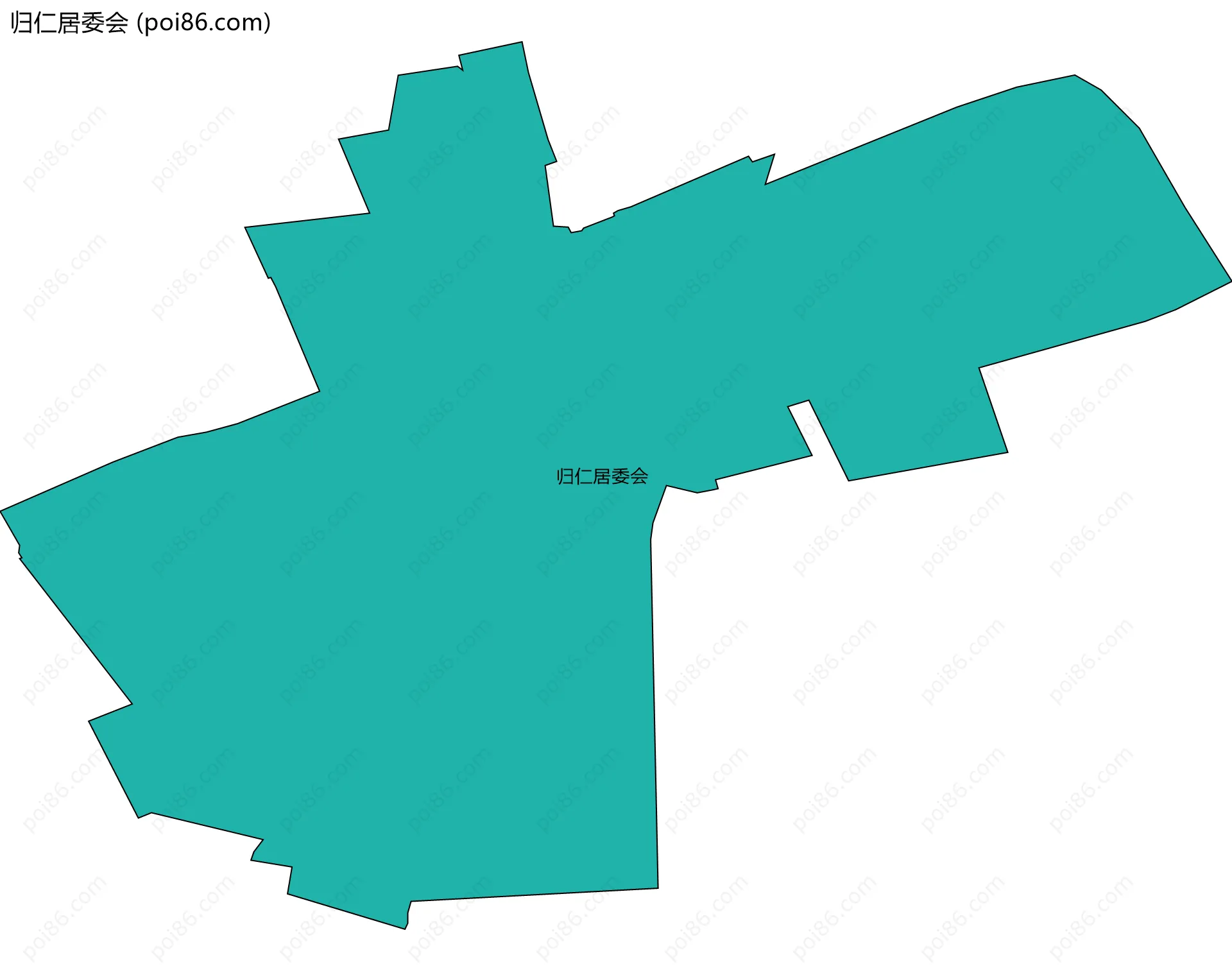 归仁居委会边界地图