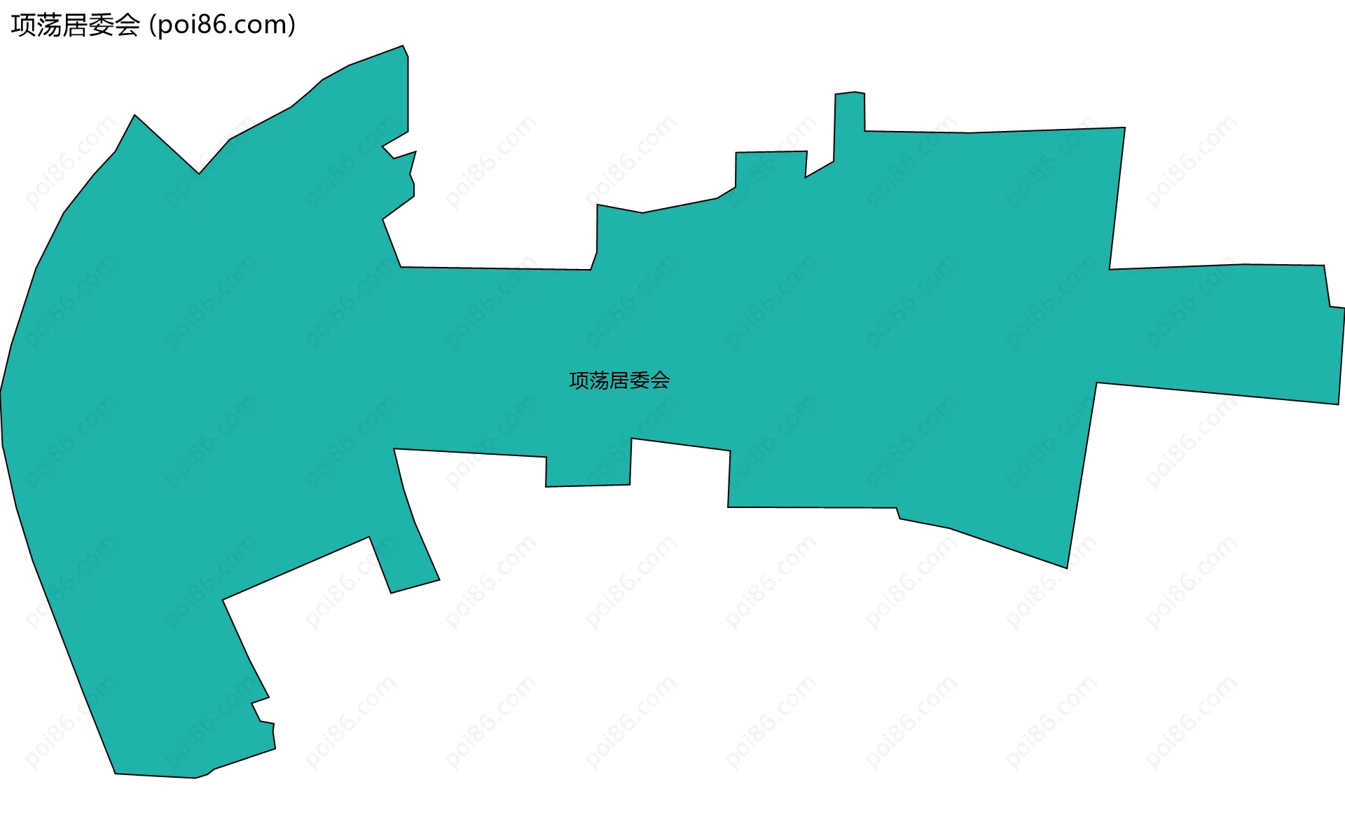 项荡居委会边界地图