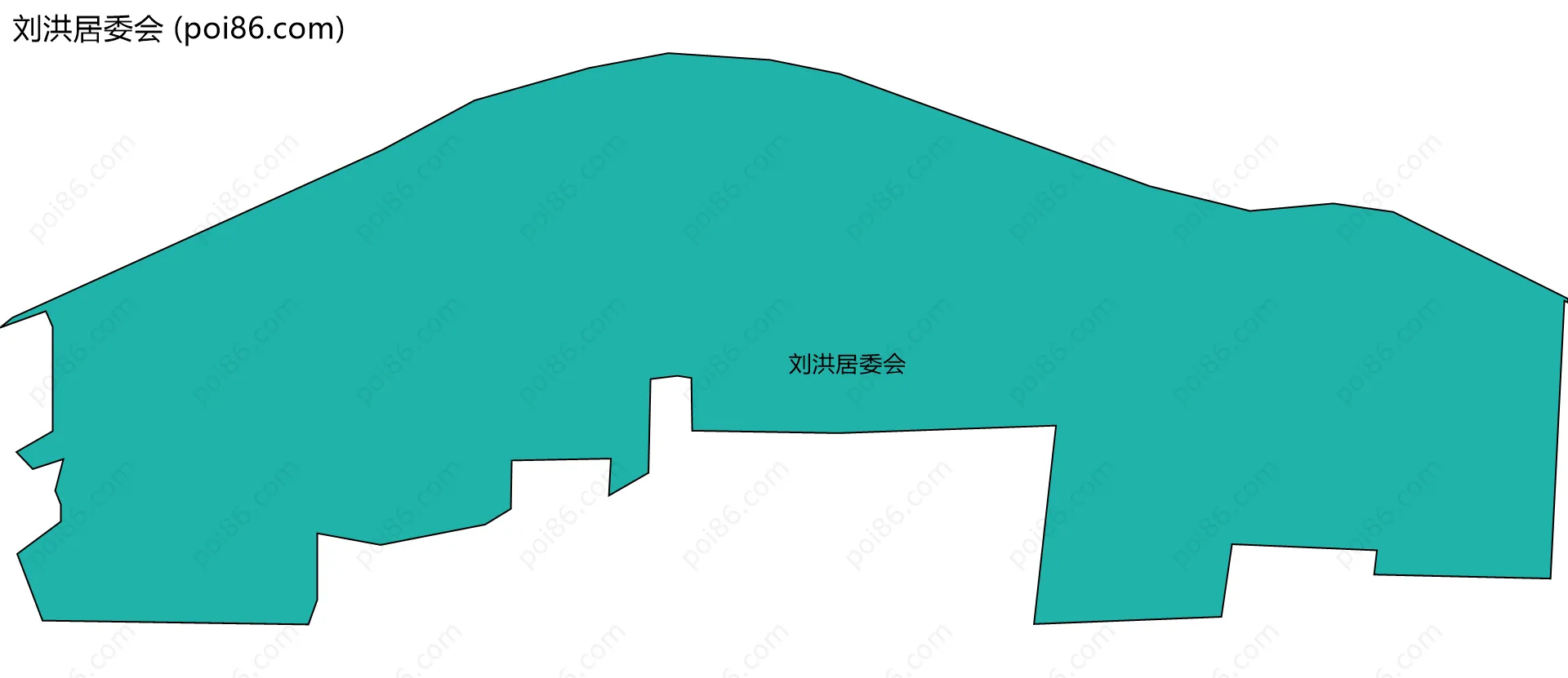 刘洪居委会边界地图