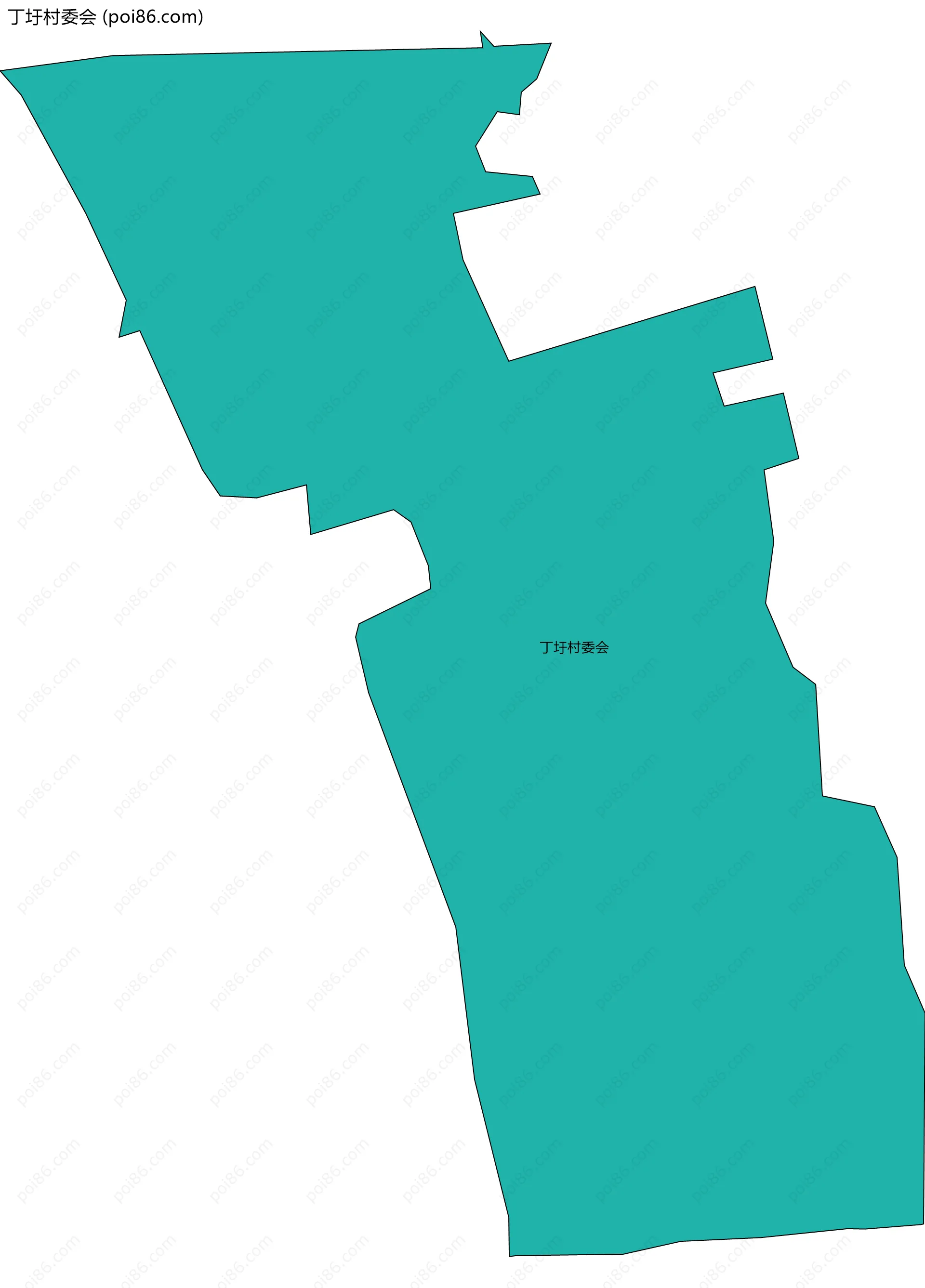 丁圩村委会边界地图
