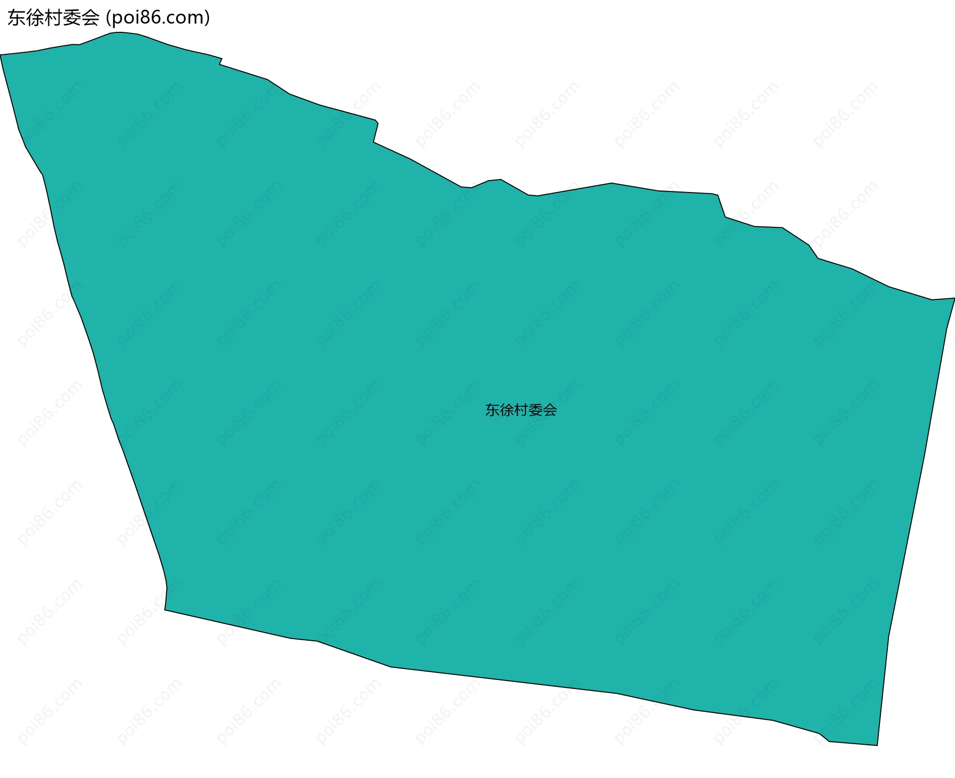 东徐村委会边界地图