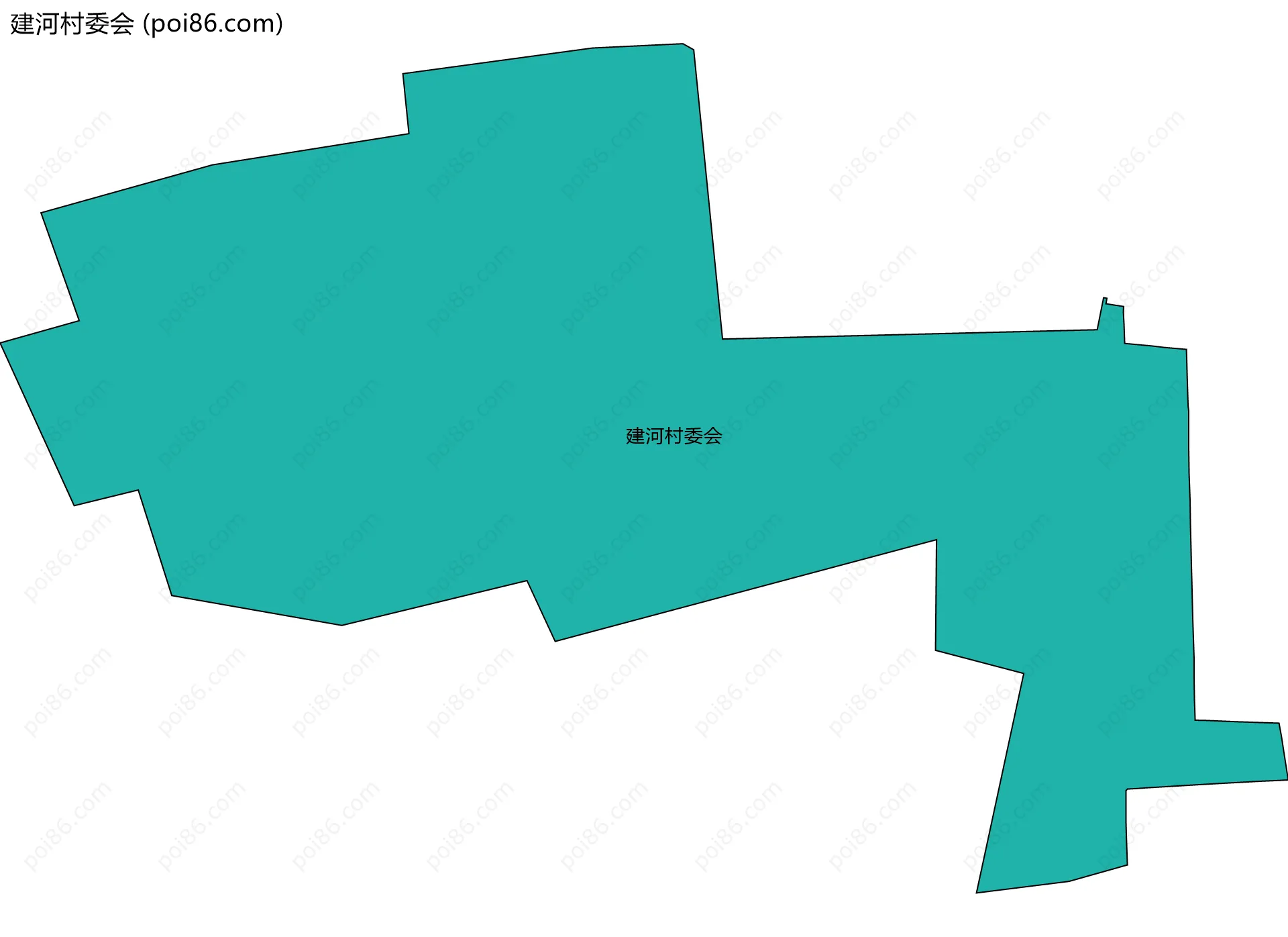 建河村委会边界地图
