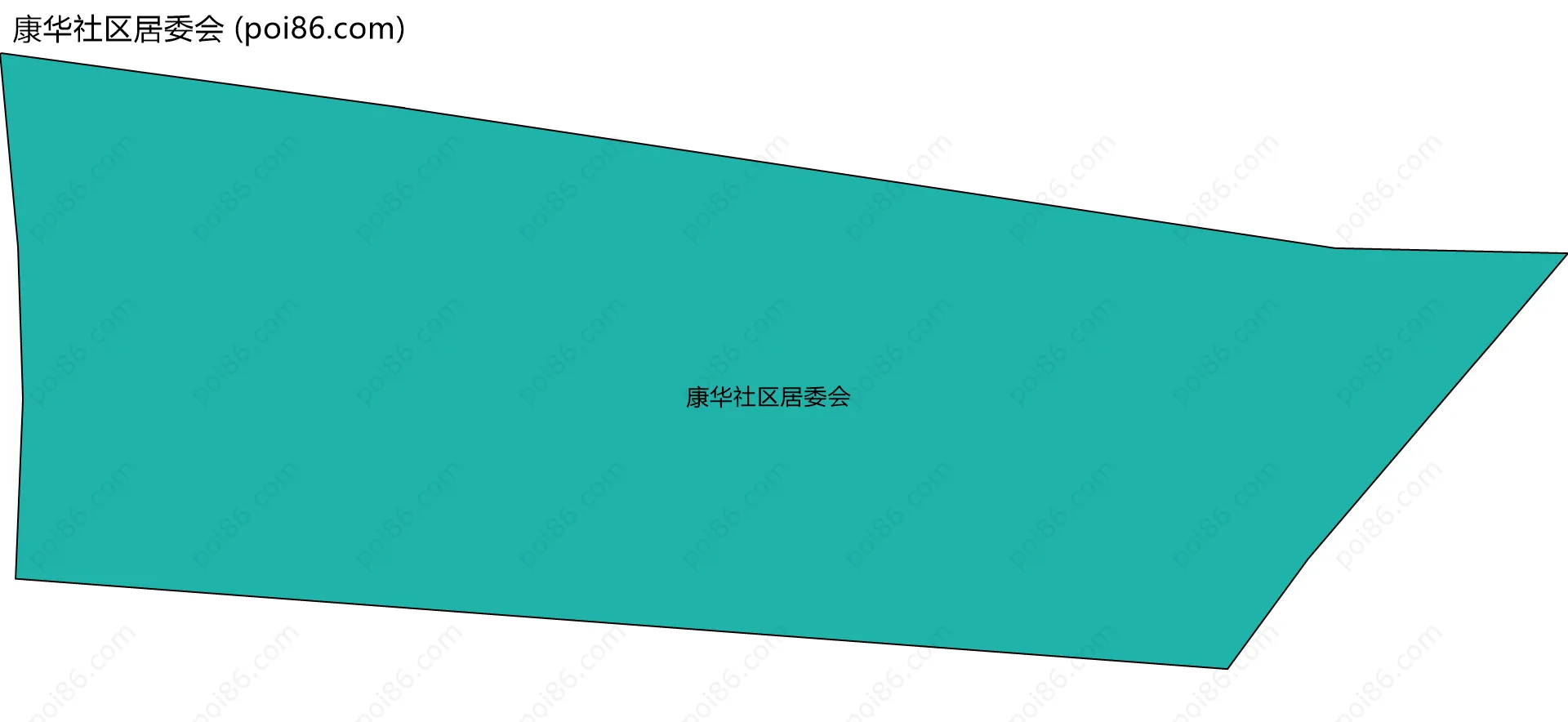 康华社区居委会边界地图