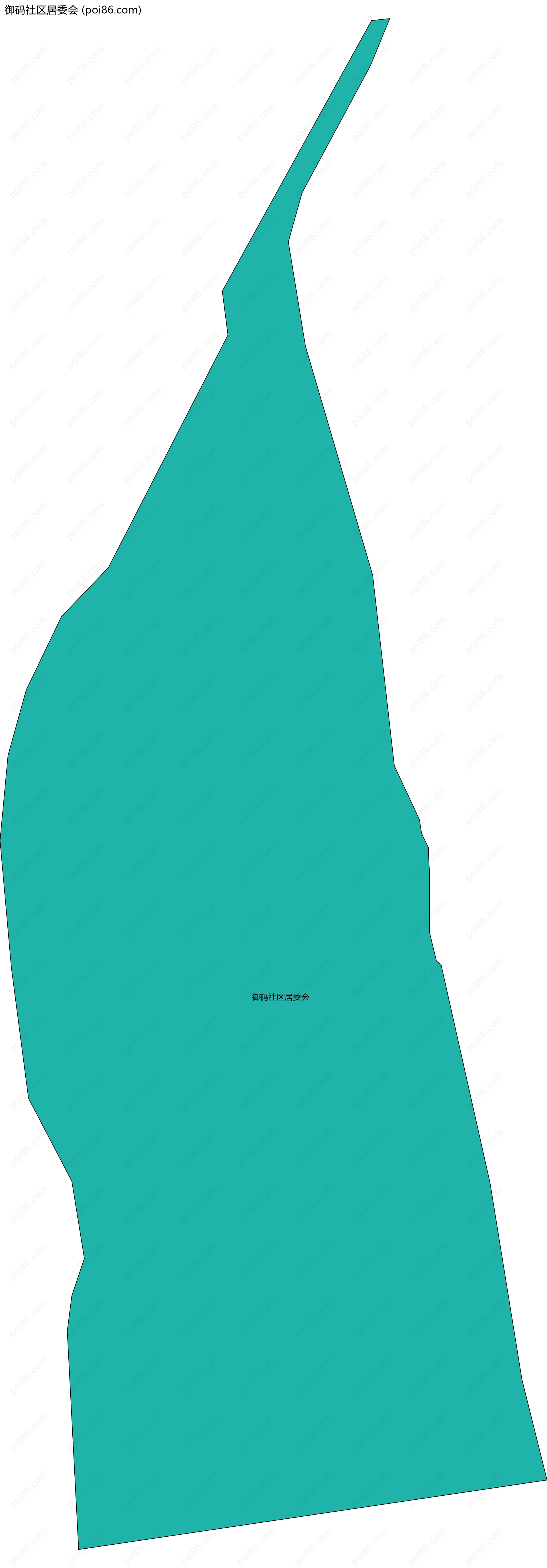 御码社区居委会边界地图