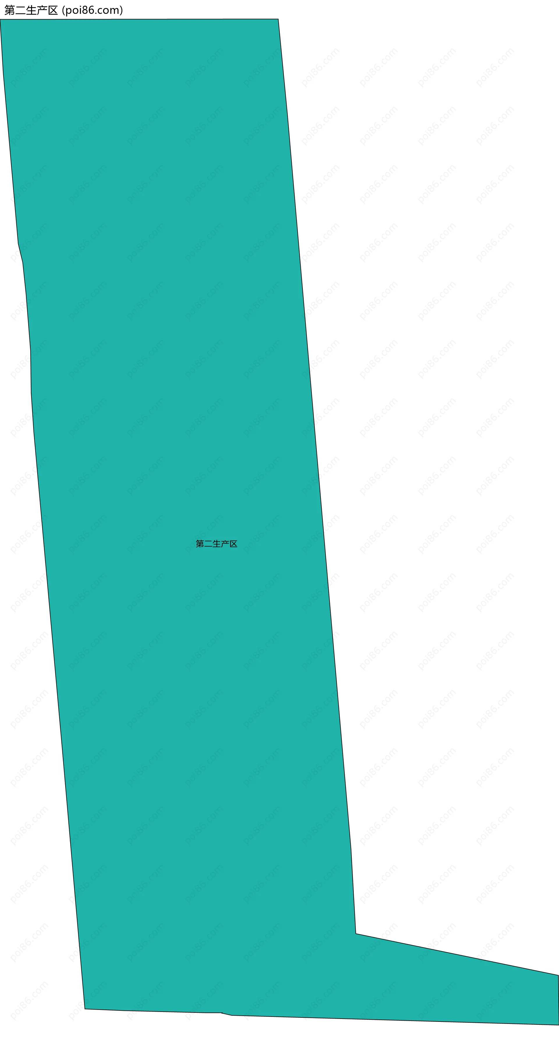 第二生产区边界地图