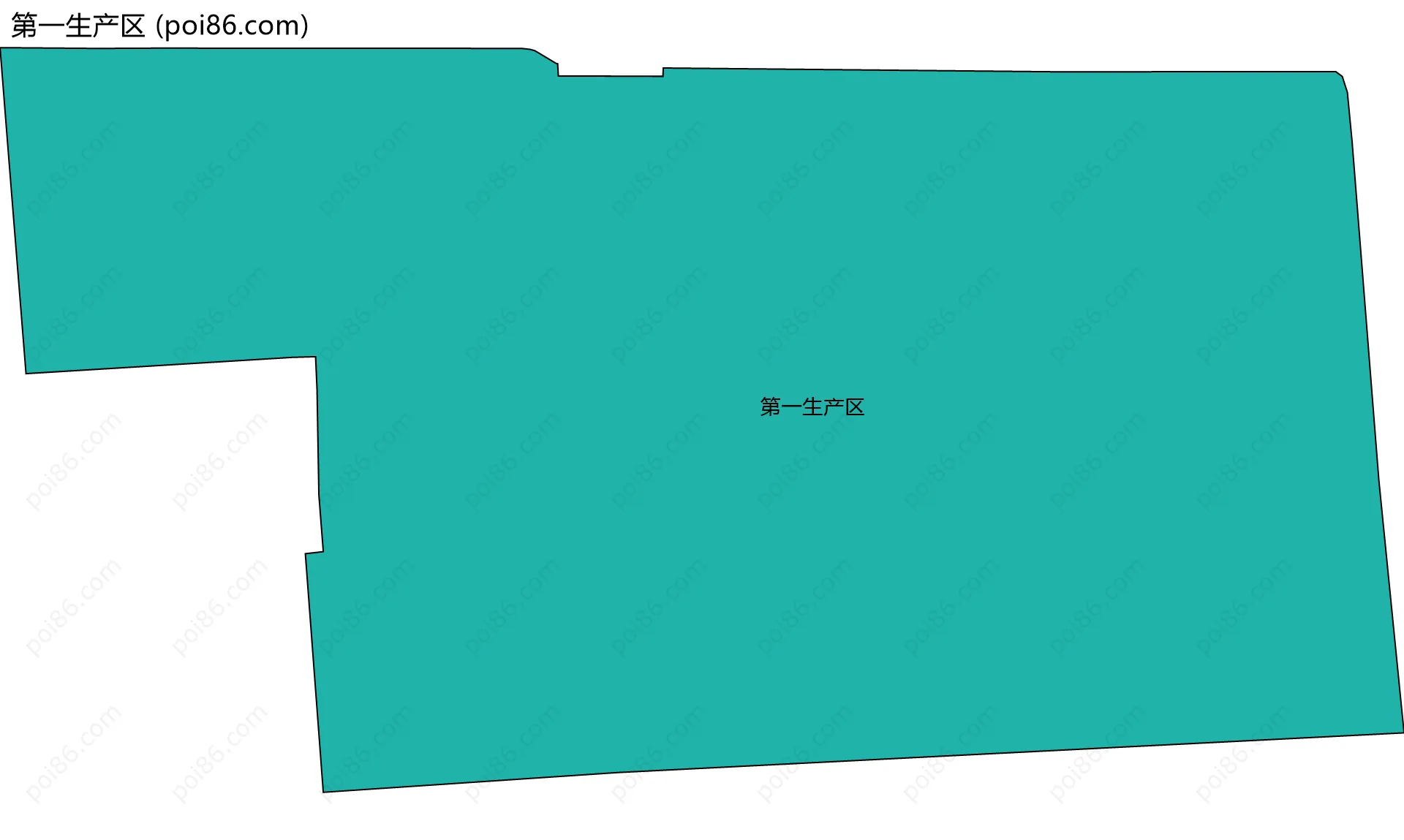第一生产区边界地图