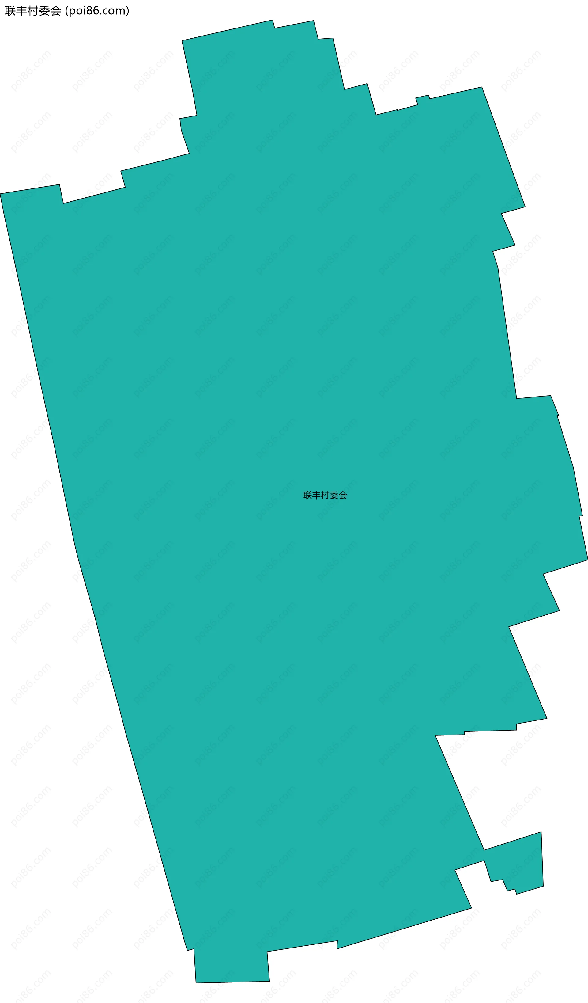 联丰村委会边界地图