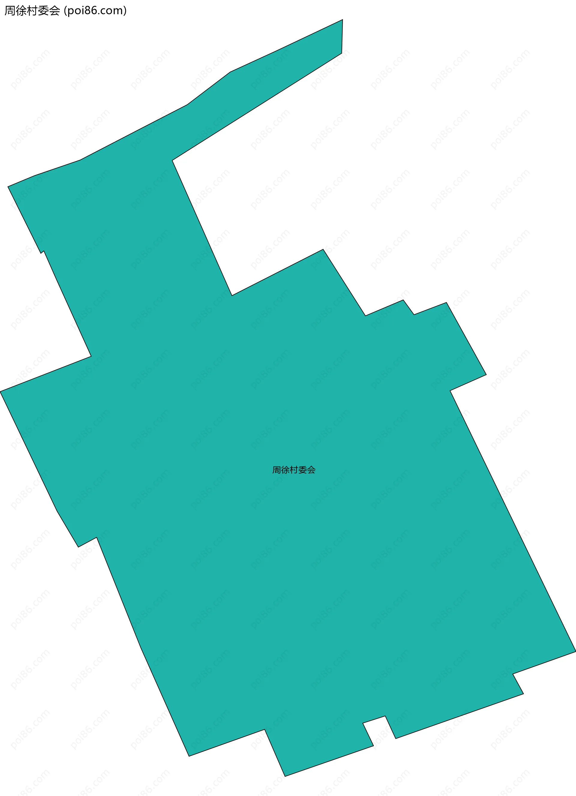 周徐村委会边界地图