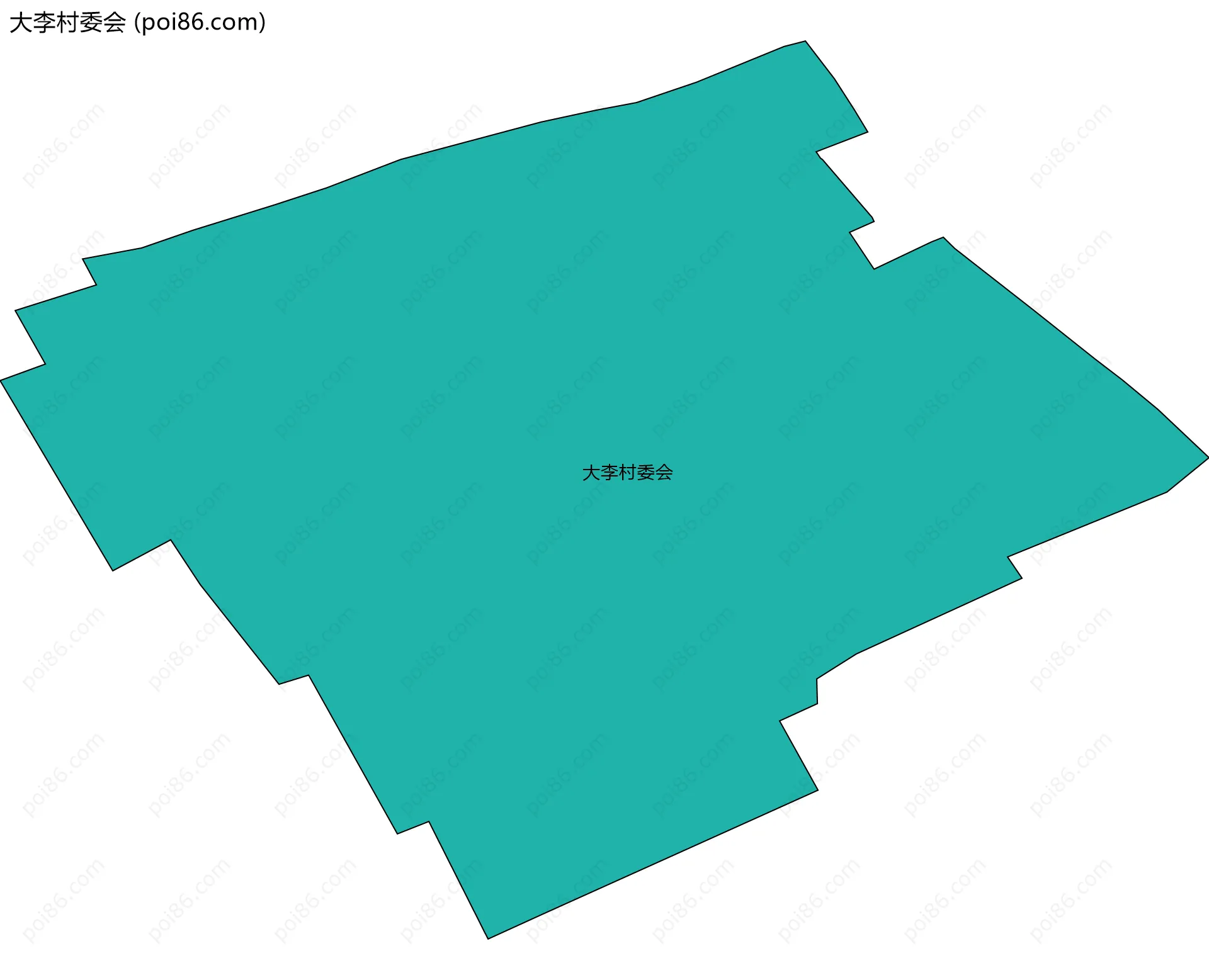 大李村委会边界地图