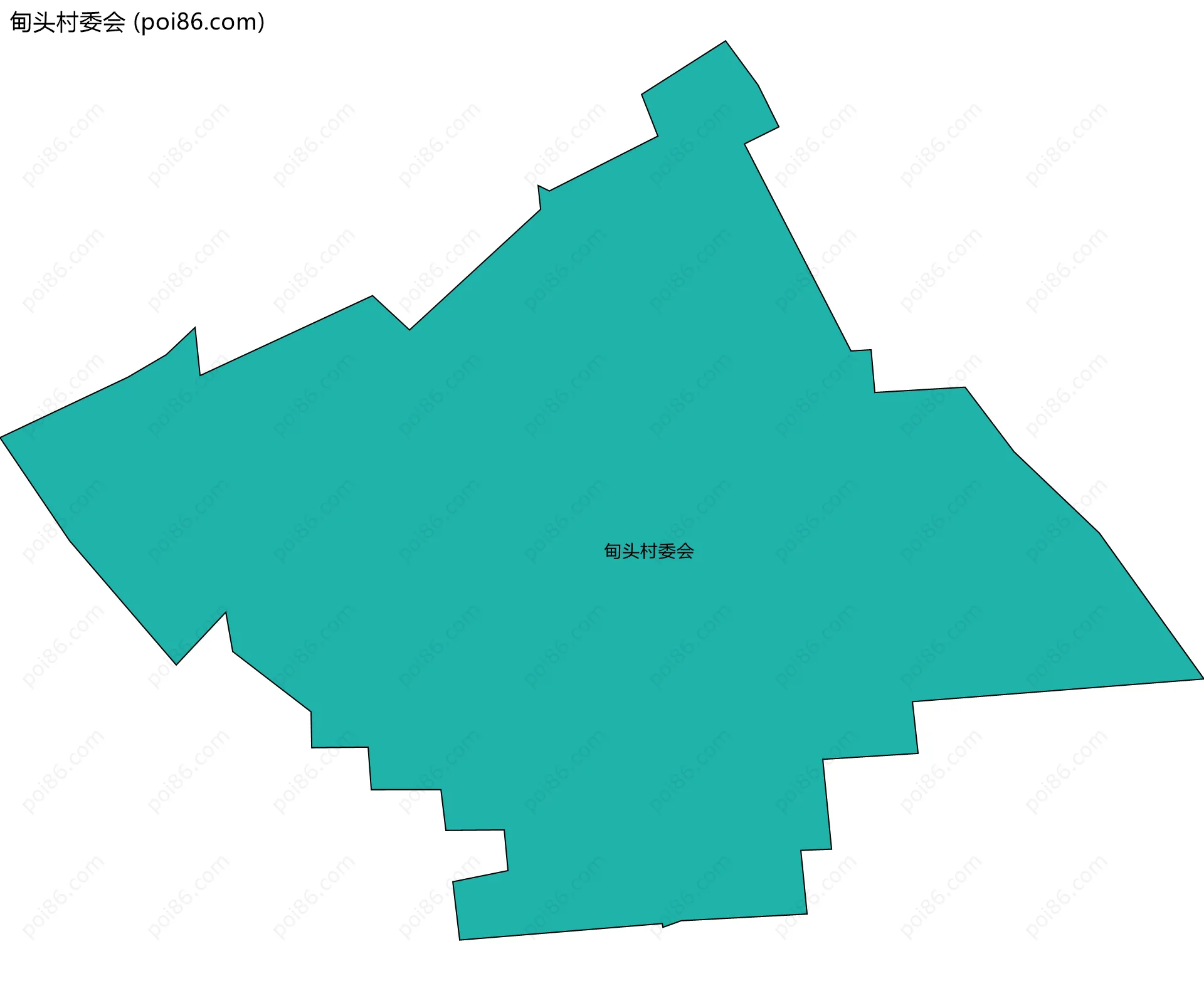 甸头村委会边界地图