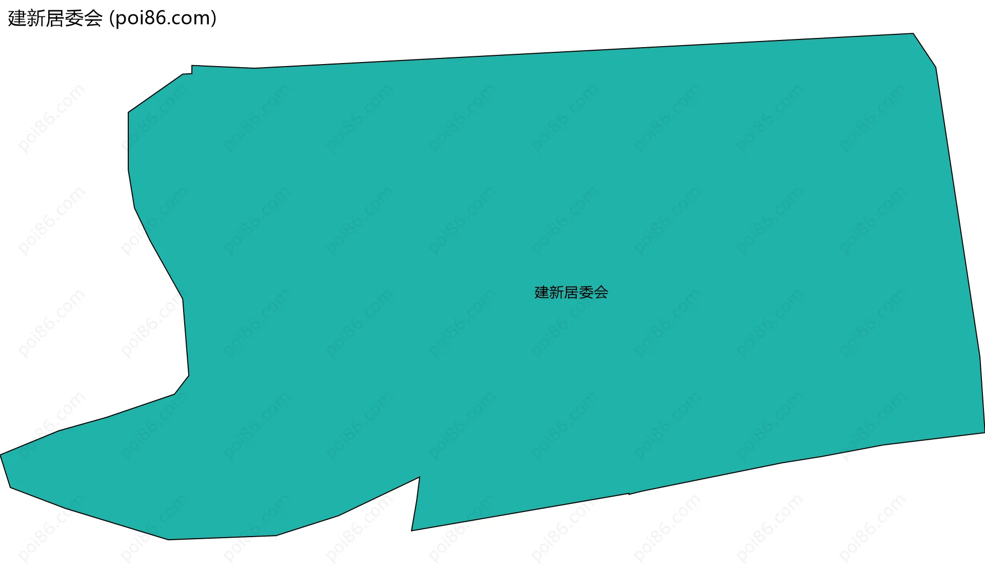 建新居委会边界地图