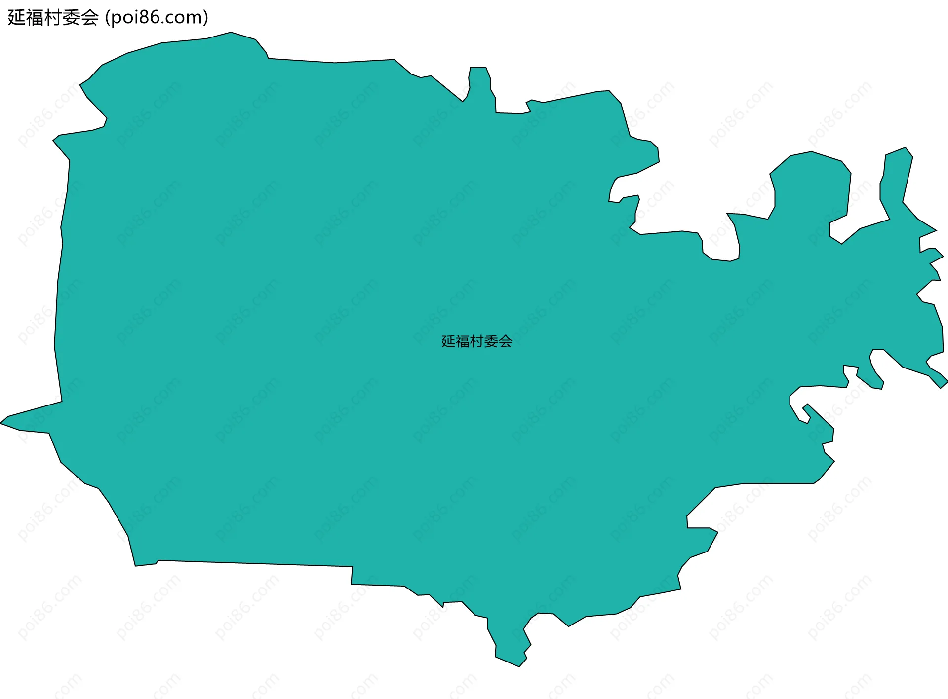 延福村委会边界地图