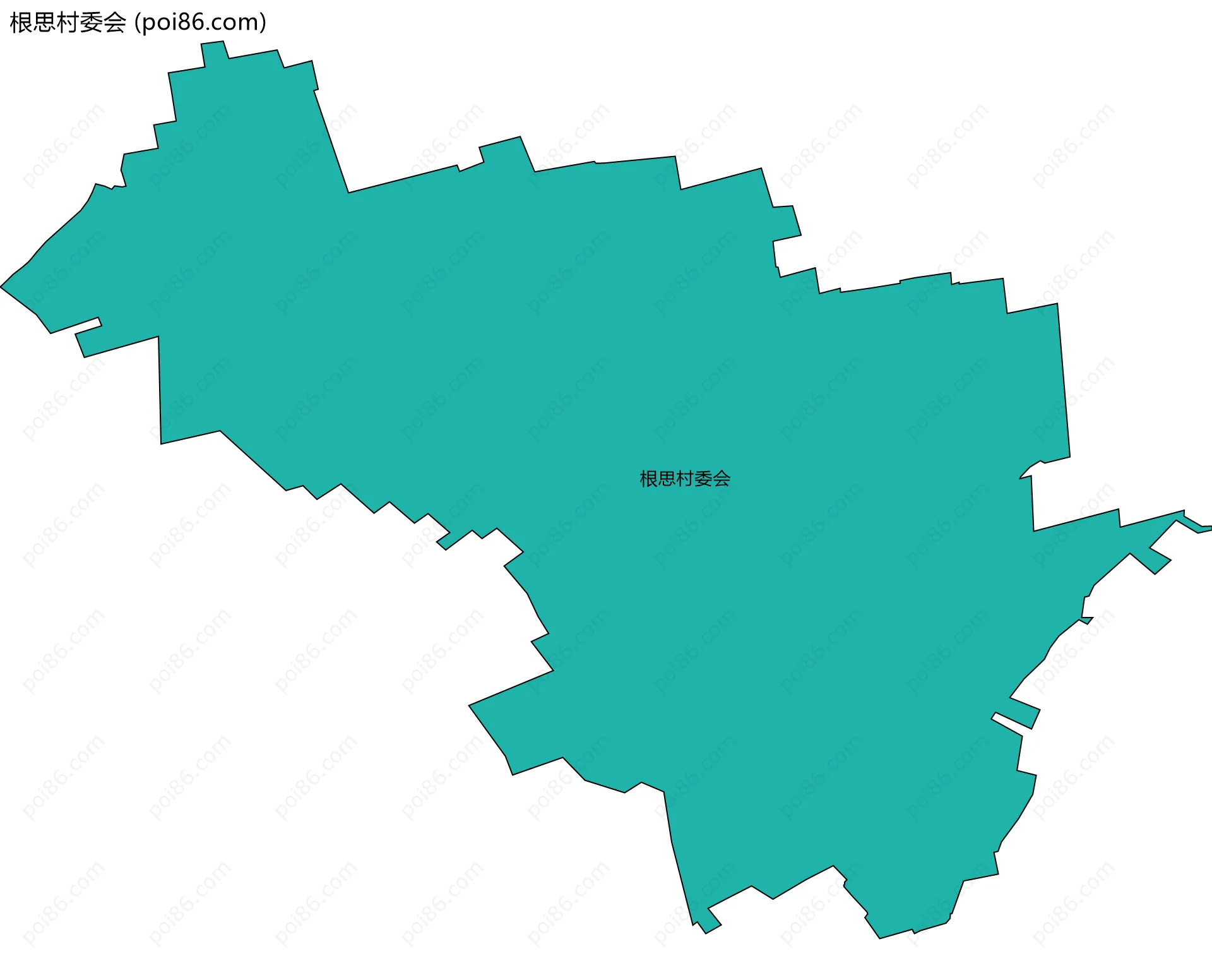 根思村委会边界地图