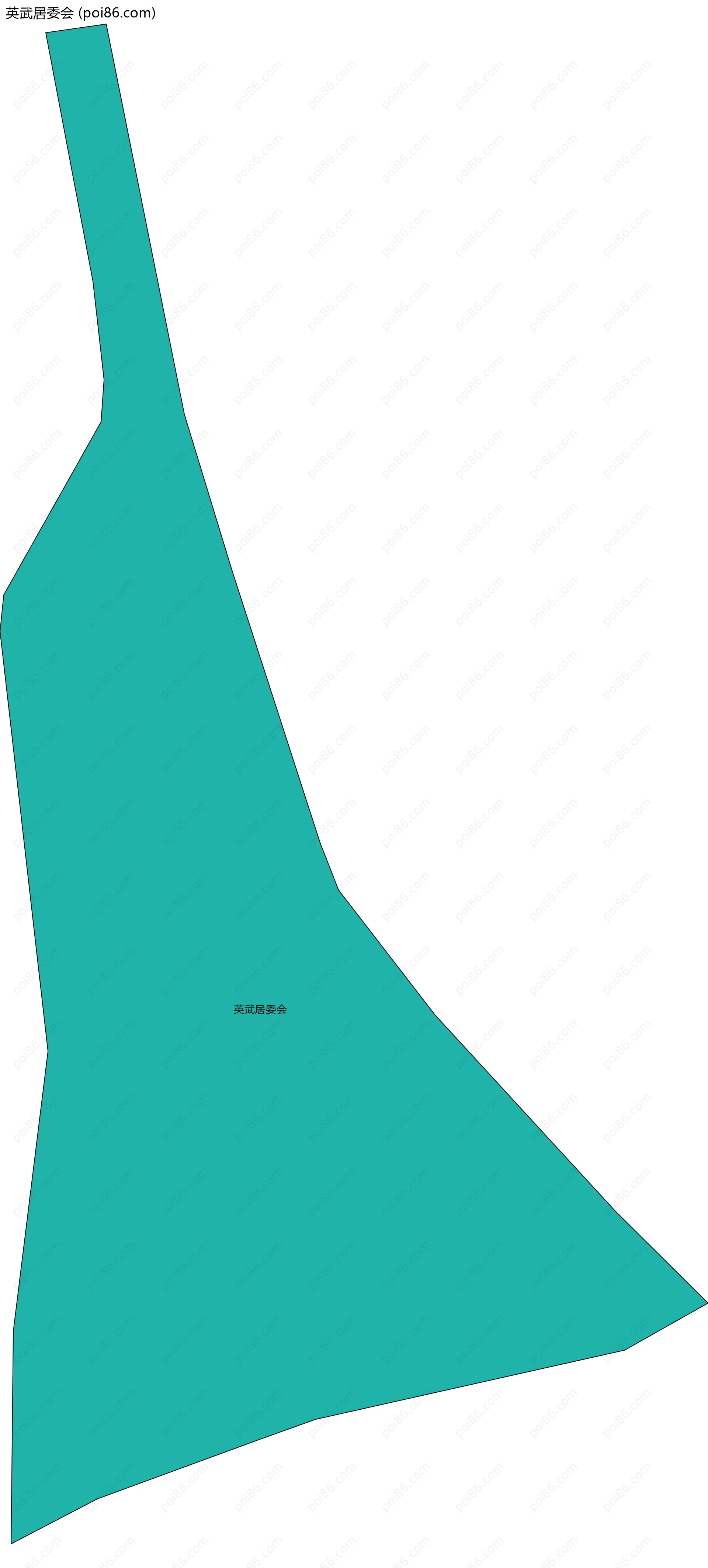 英武居委会边界地图