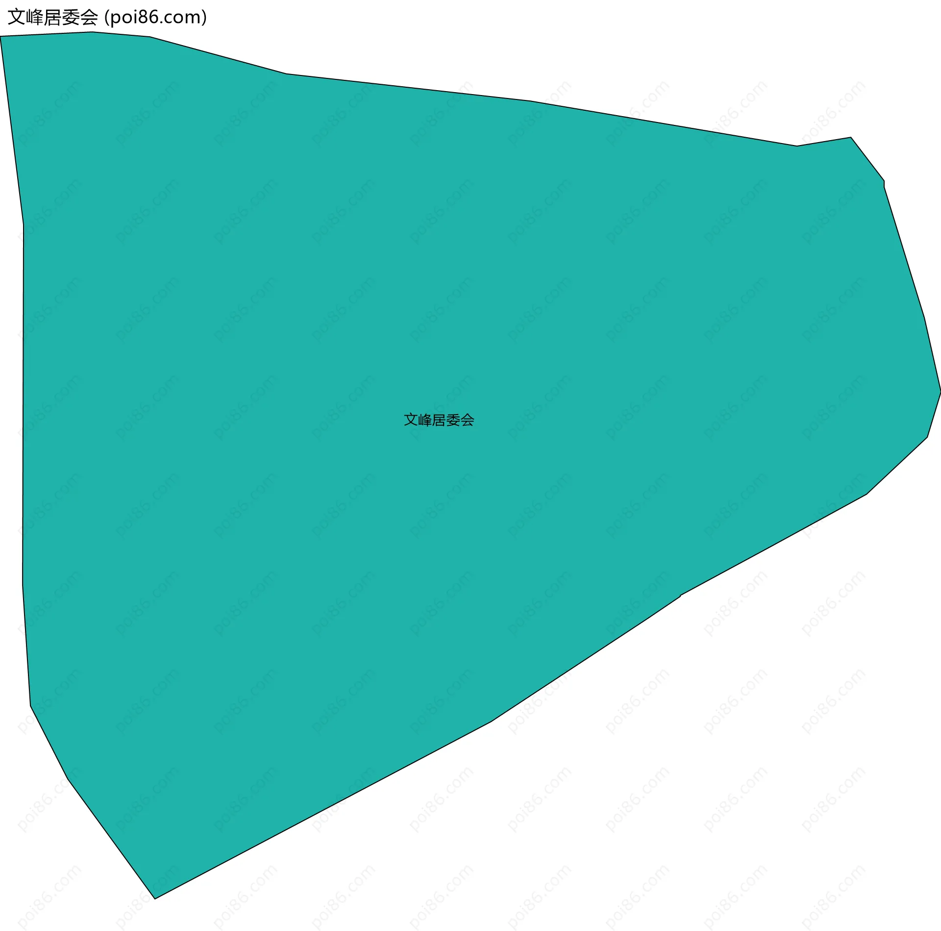 文峰居委会边界地图