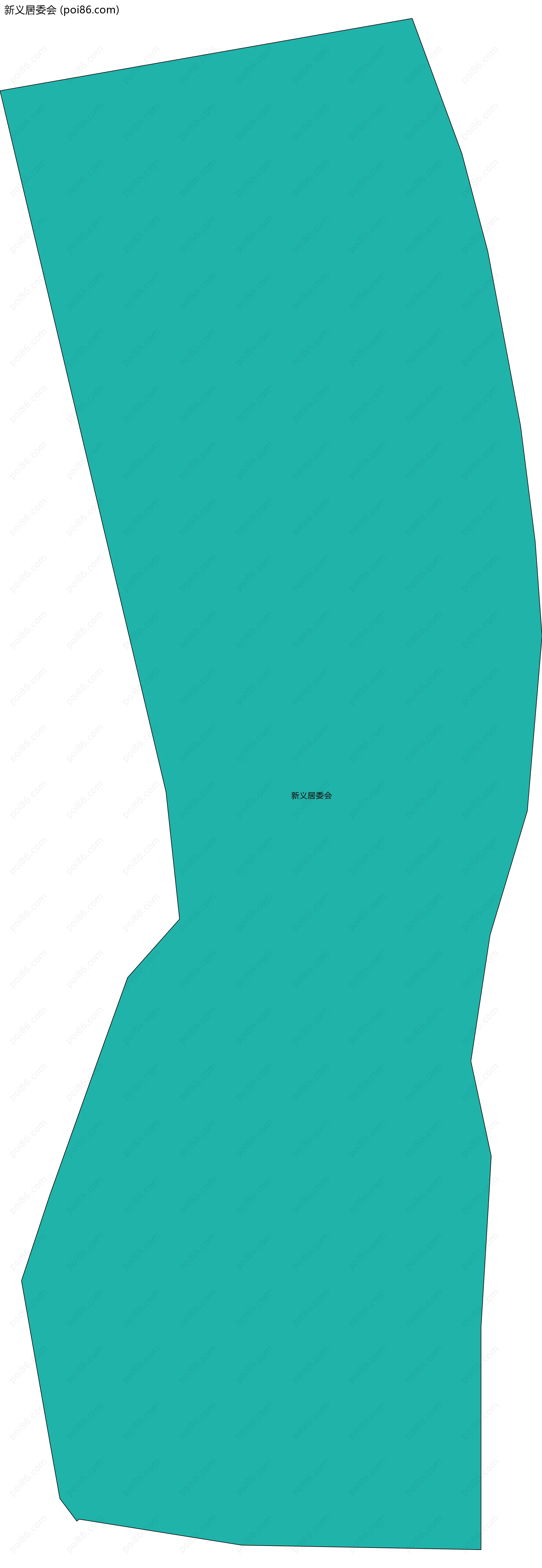 新义居委会边界地图