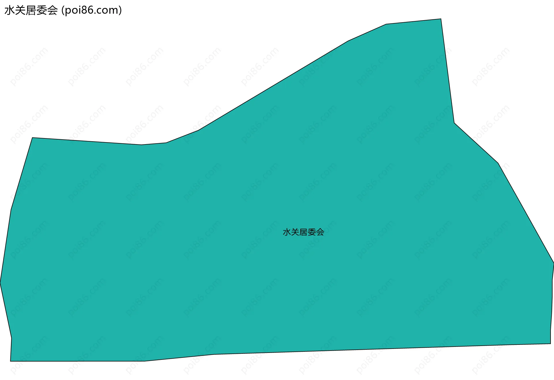 水关居委会边界地图