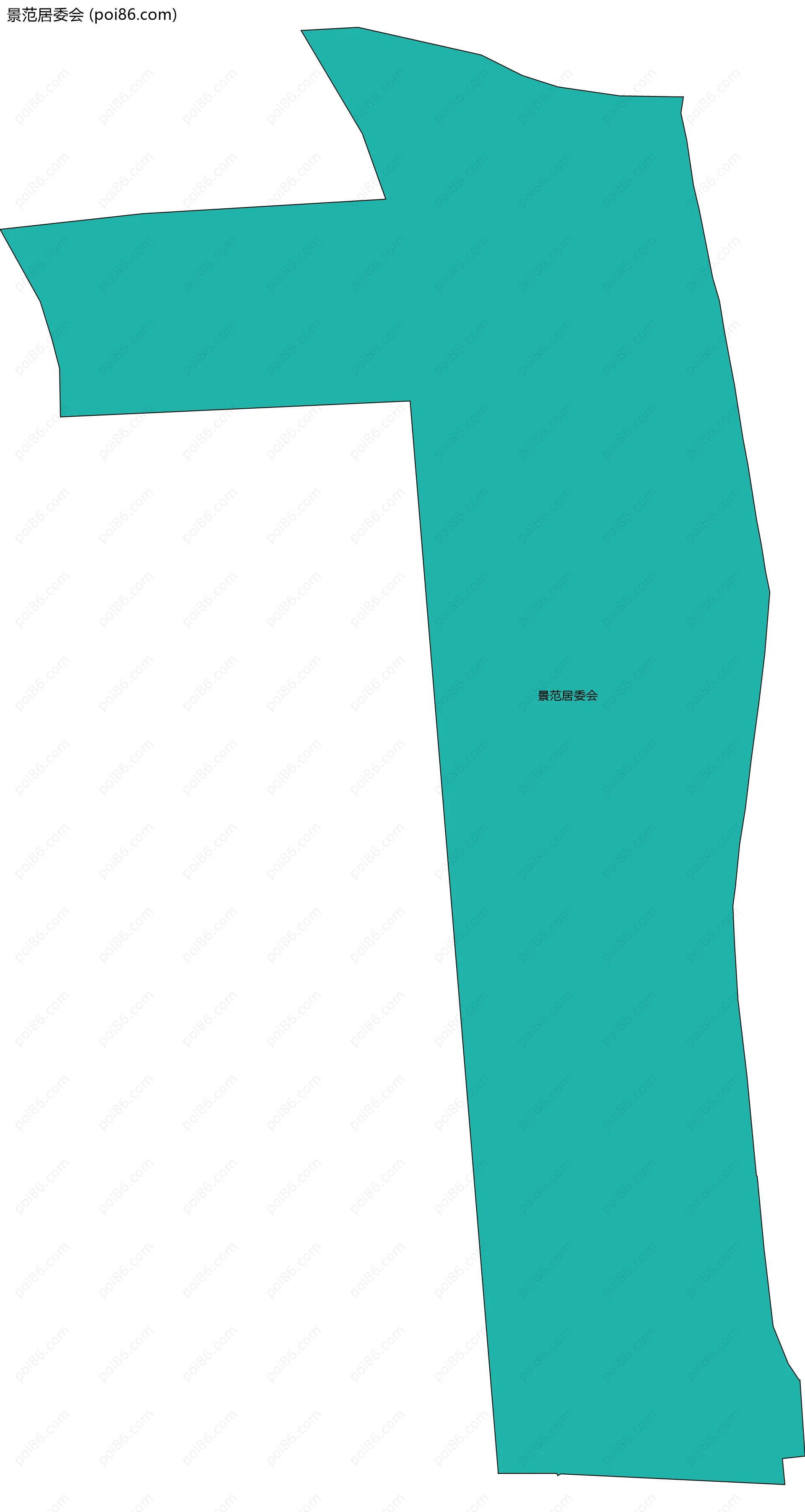 景范居委会边界地图