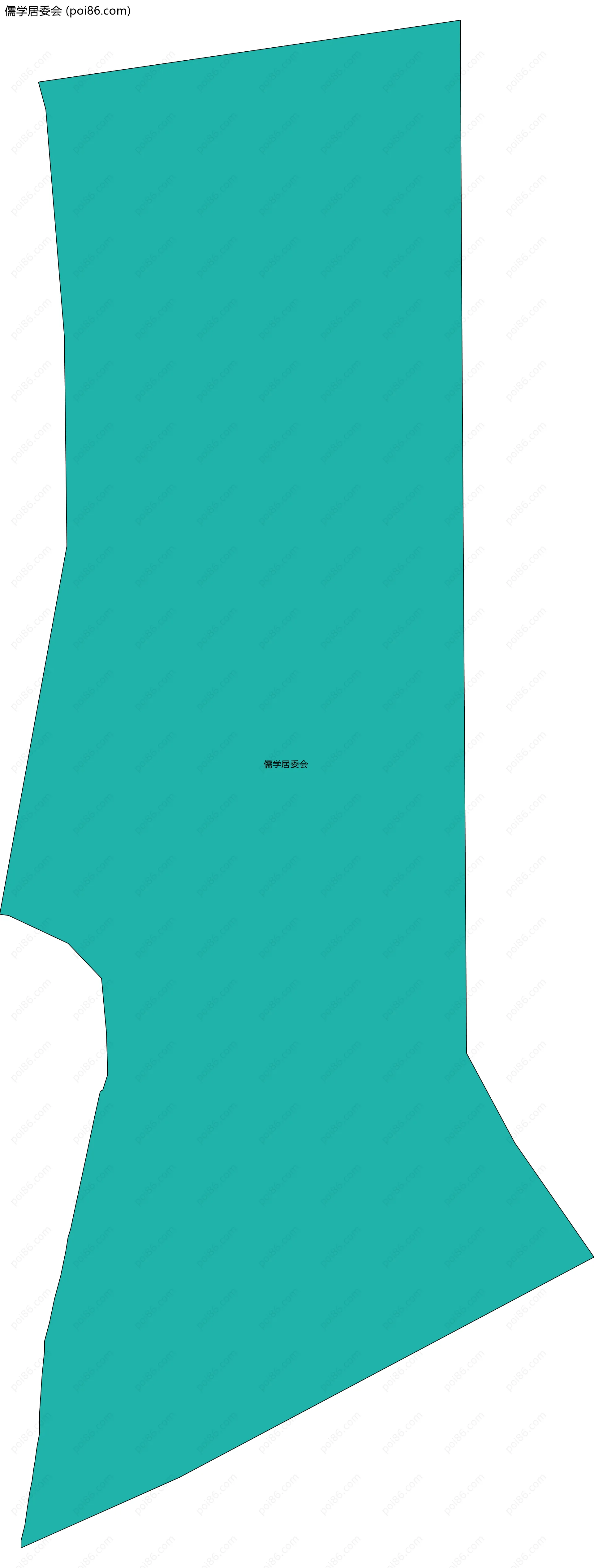 儒学居委会边界地图