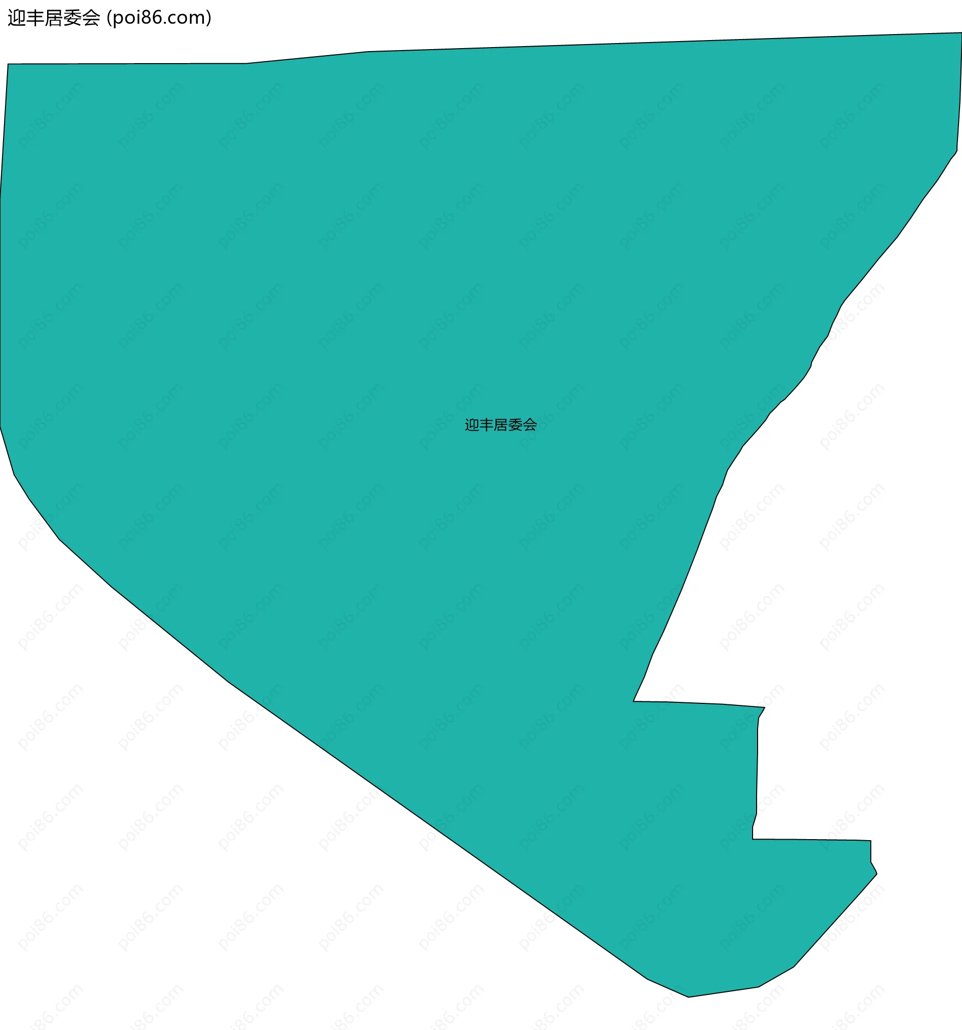 迎丰居委会边界地图