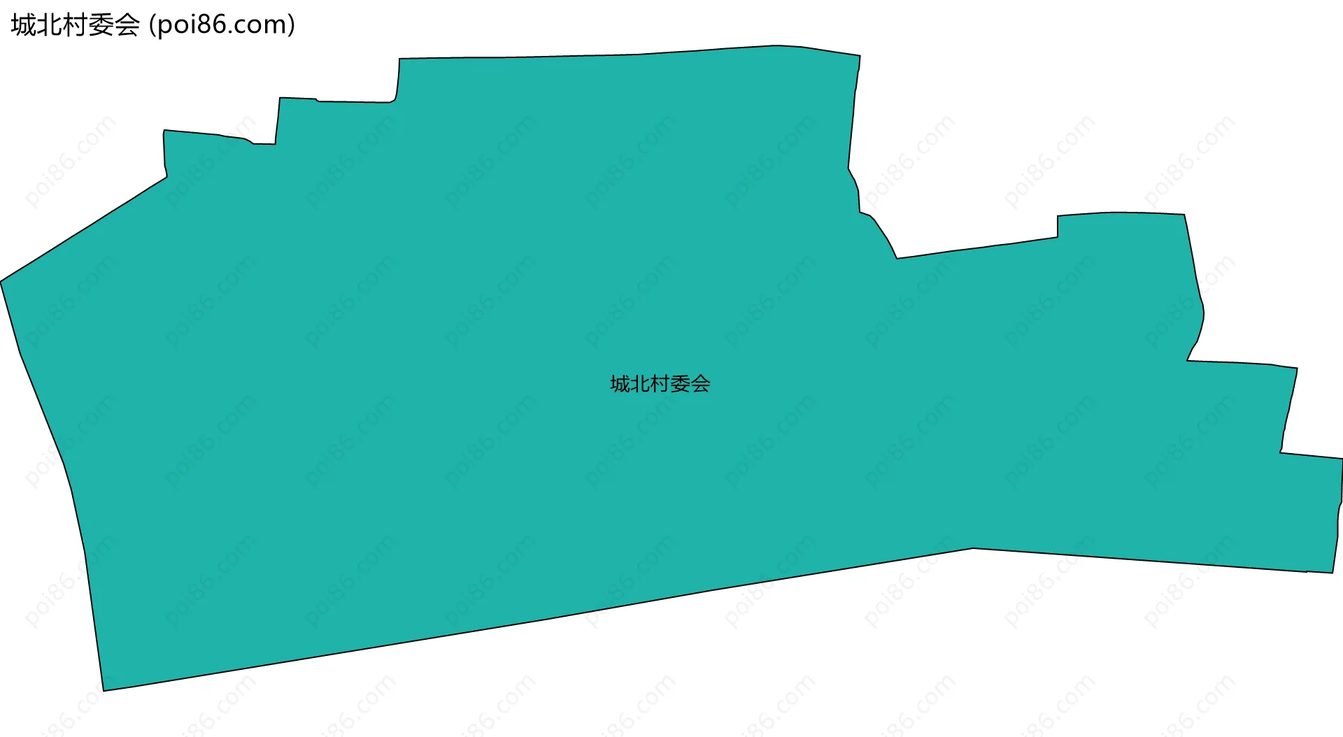 城北村委会边界地图