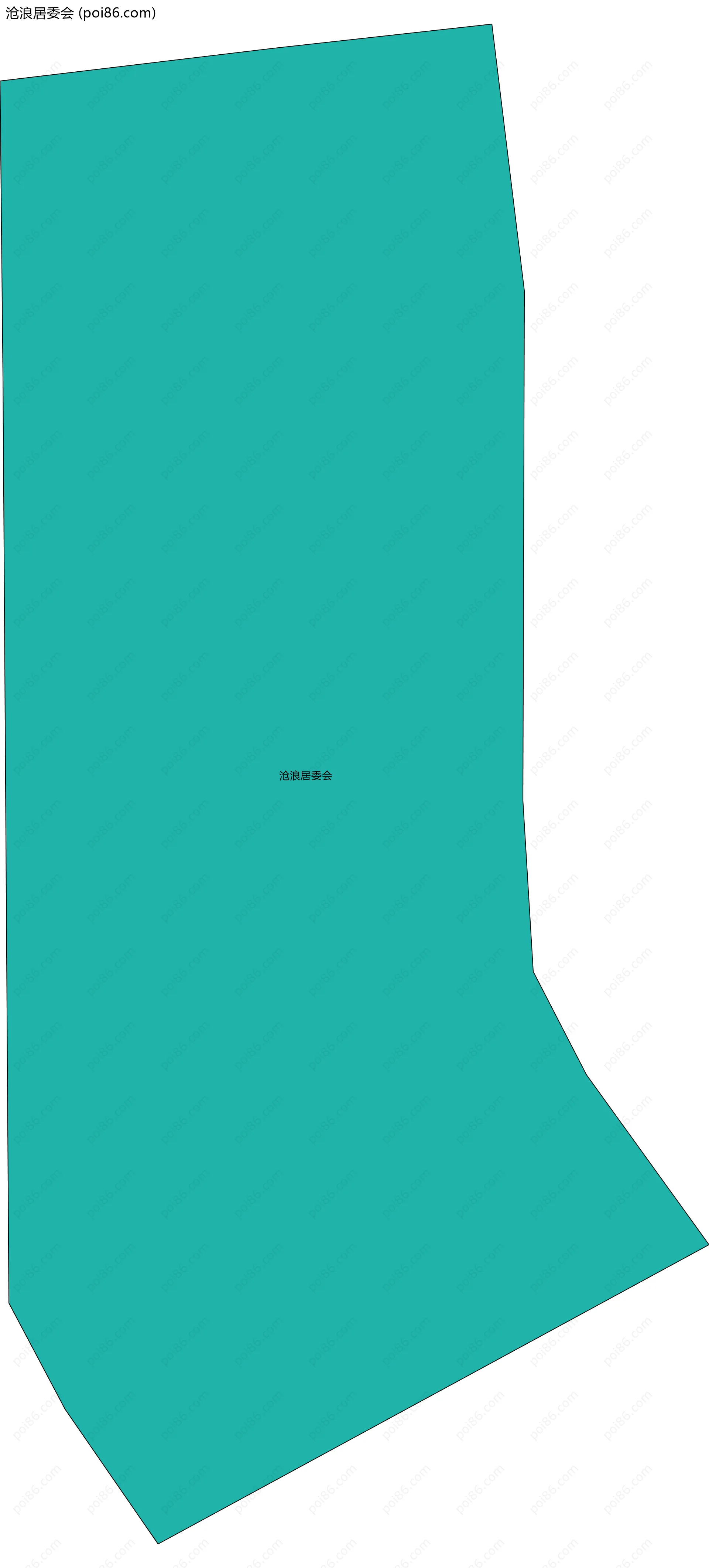 沧浪居委会边界地图