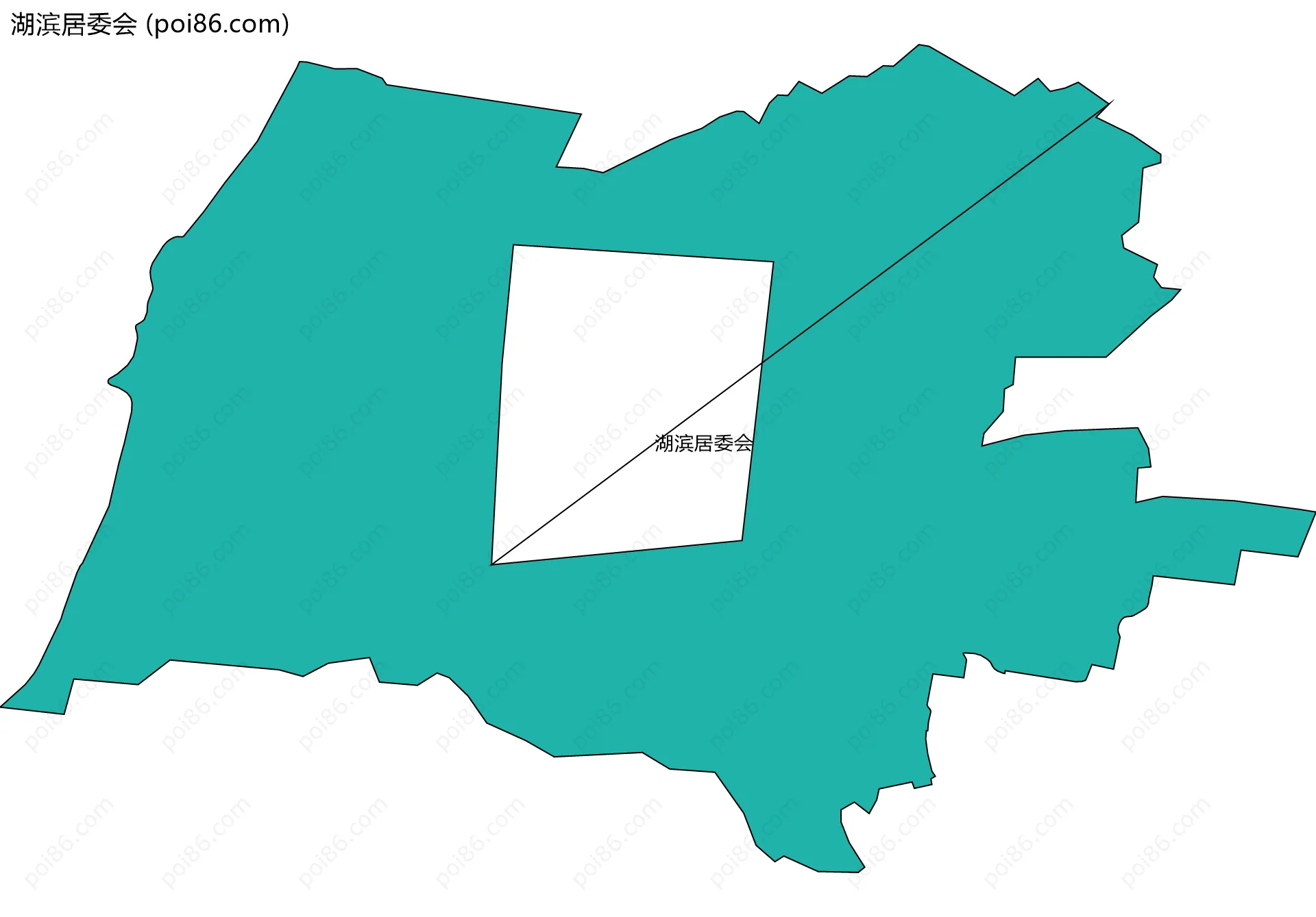 湖滨居委会边界地图
