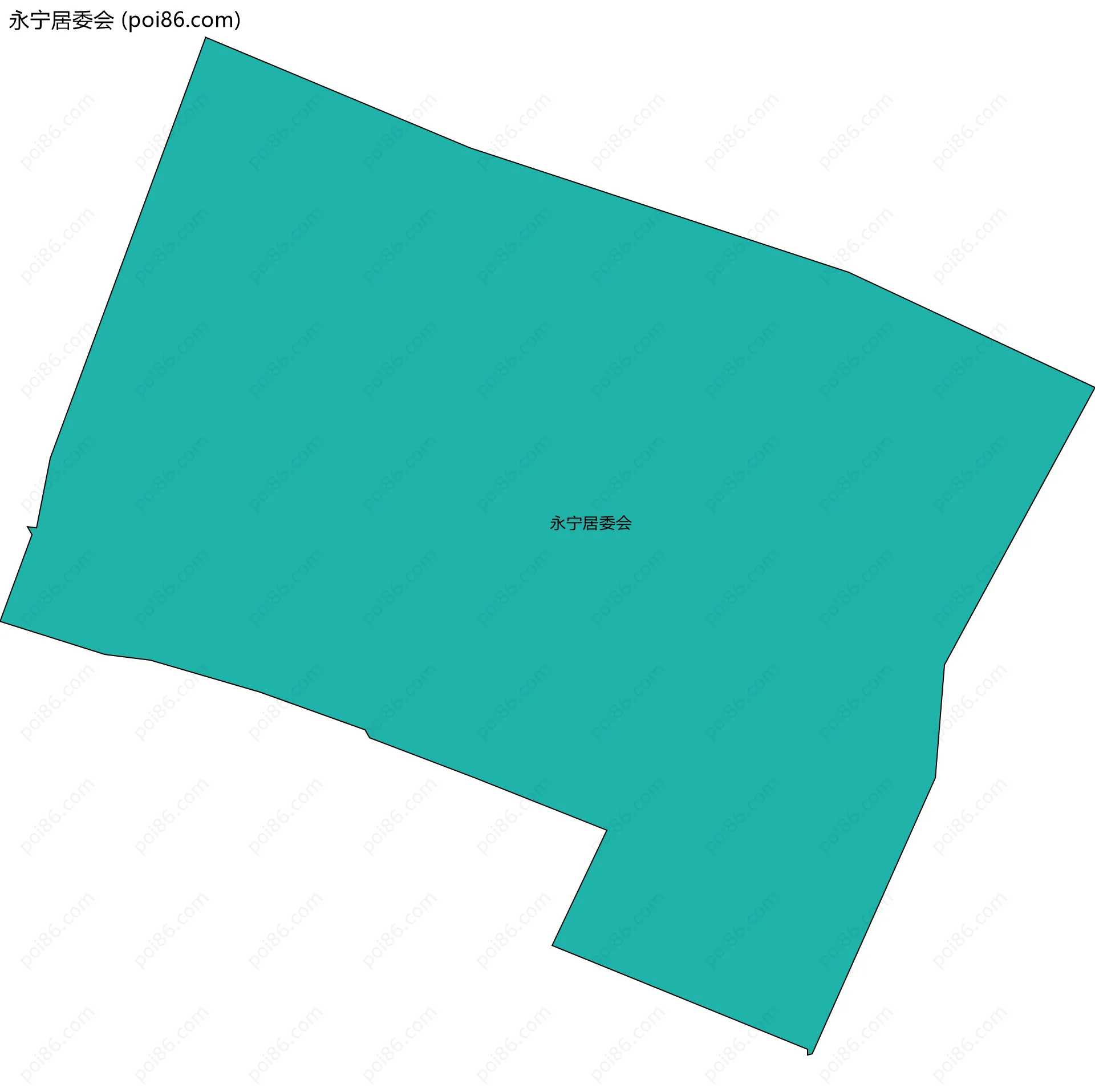 永宁居委会边界地图