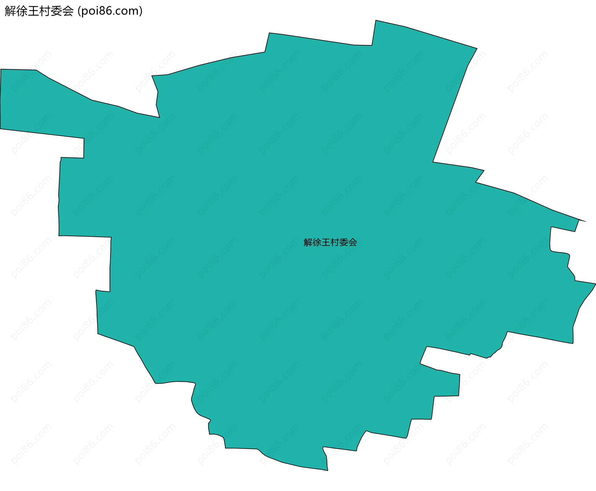 解徐王村委会边界地图
