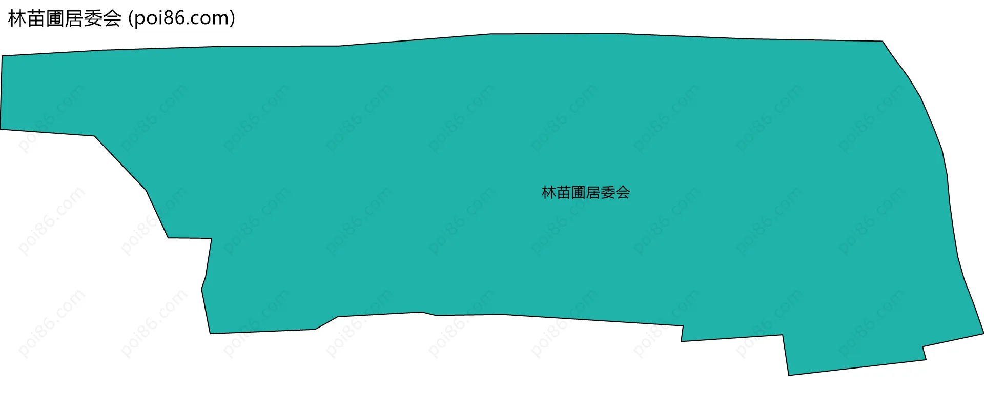 林苗圃居委会边界地图