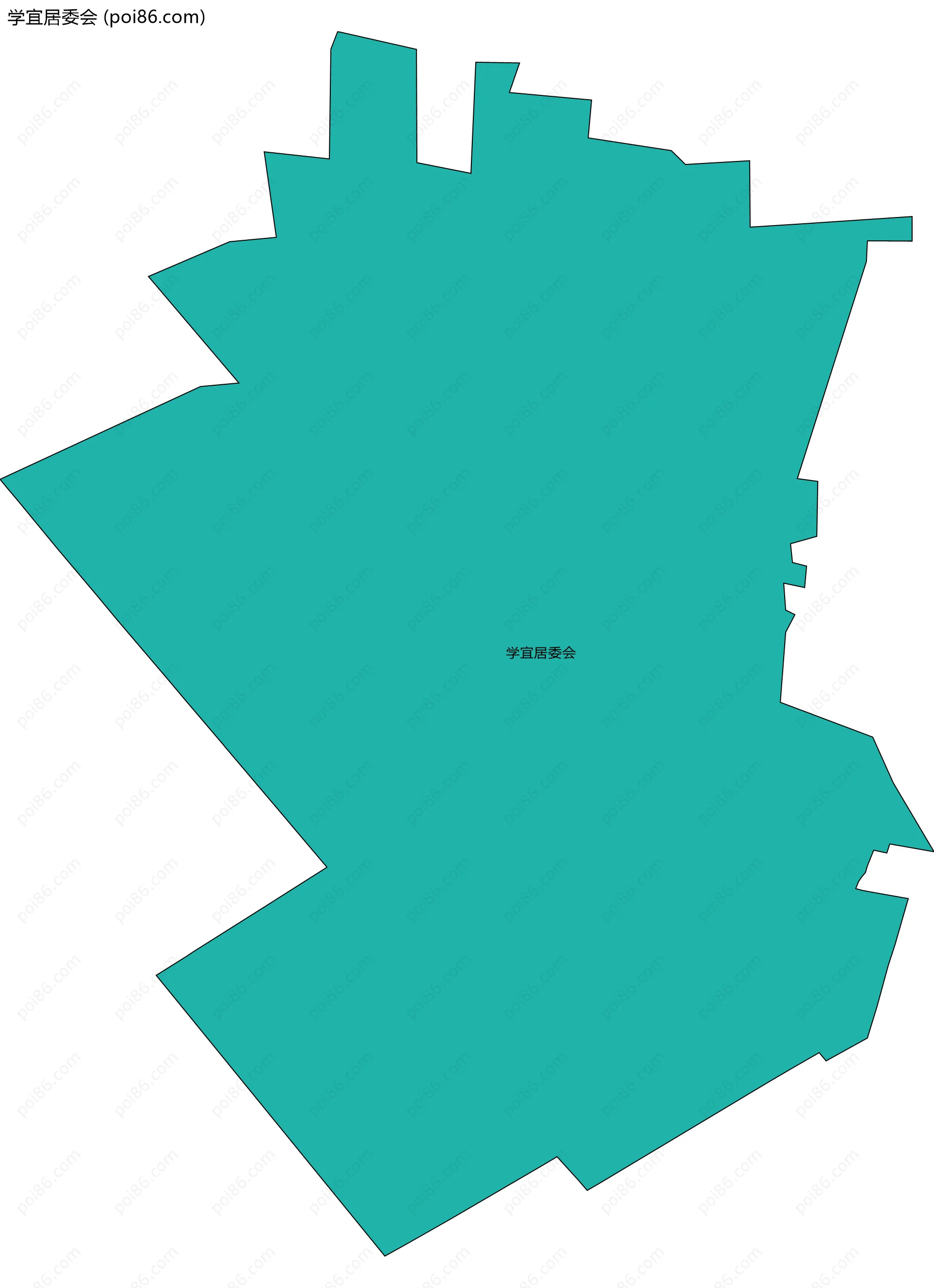 学宜居委会边界地图