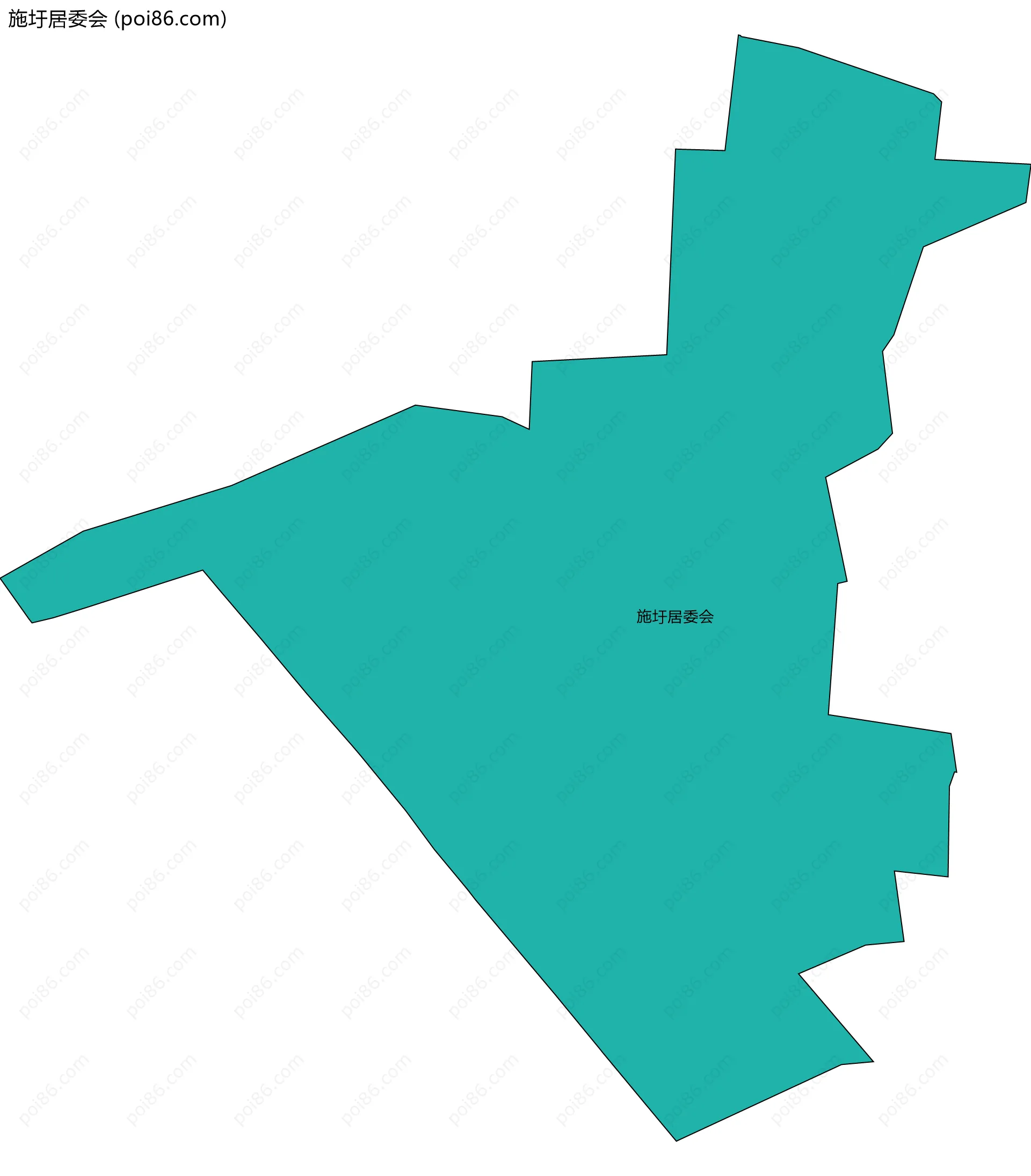 施圩居委会边界地图