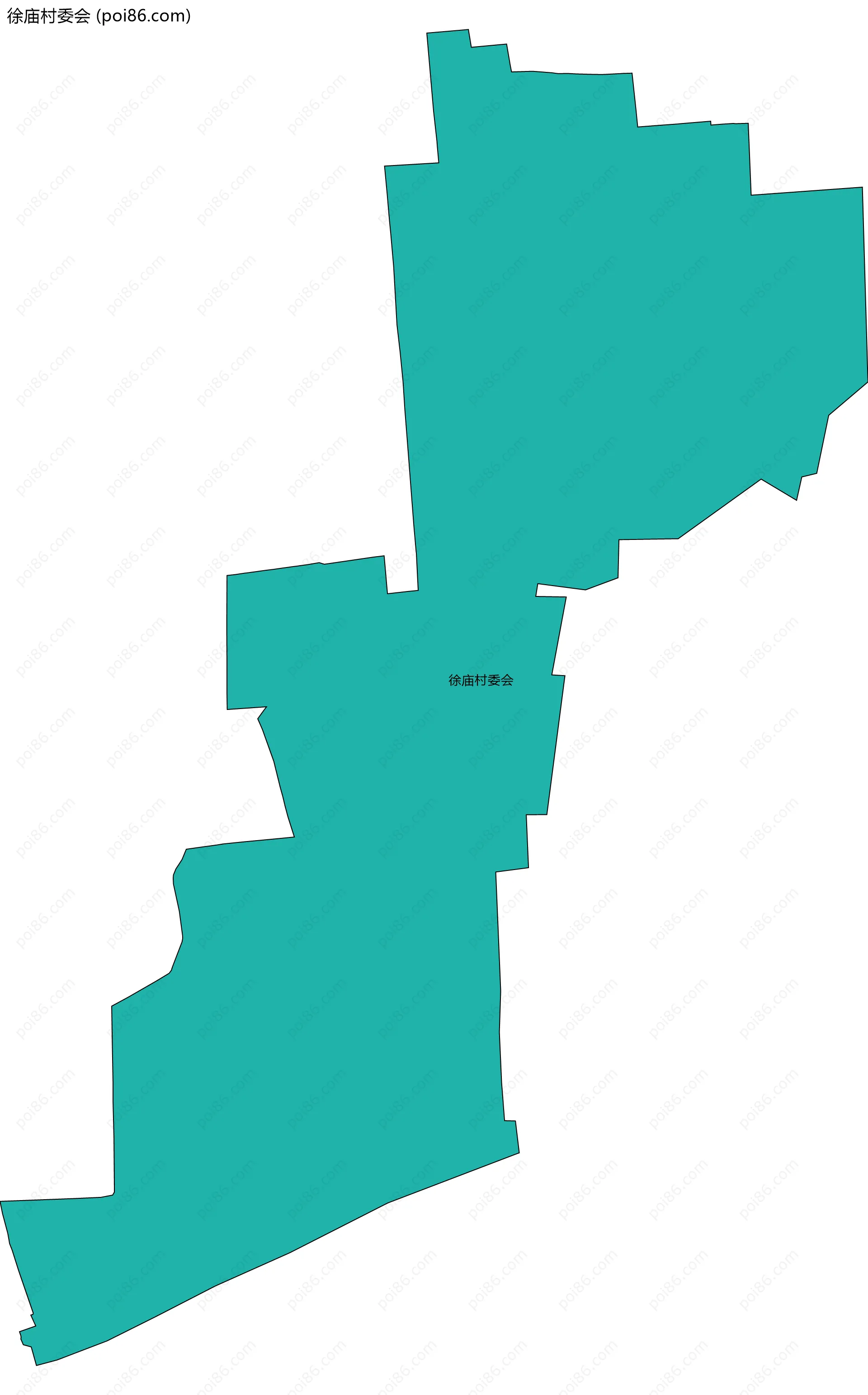 徐庙村委会边界地图