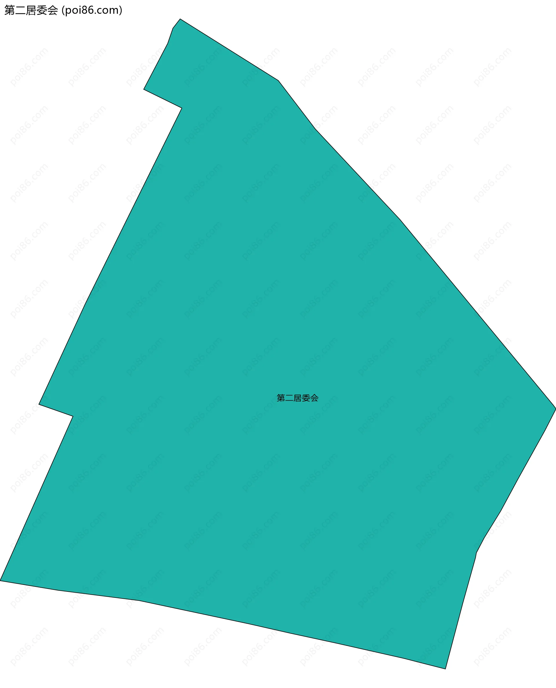 第二居委会边界地图