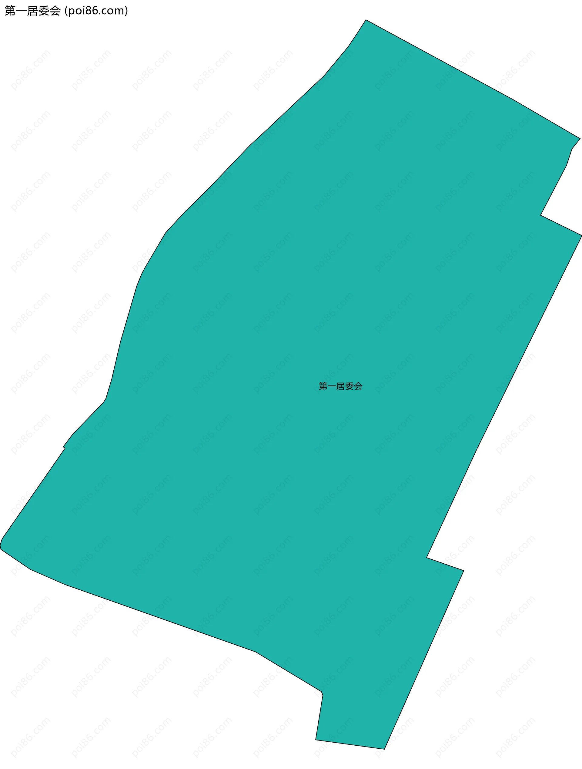 第一居委会边界地图