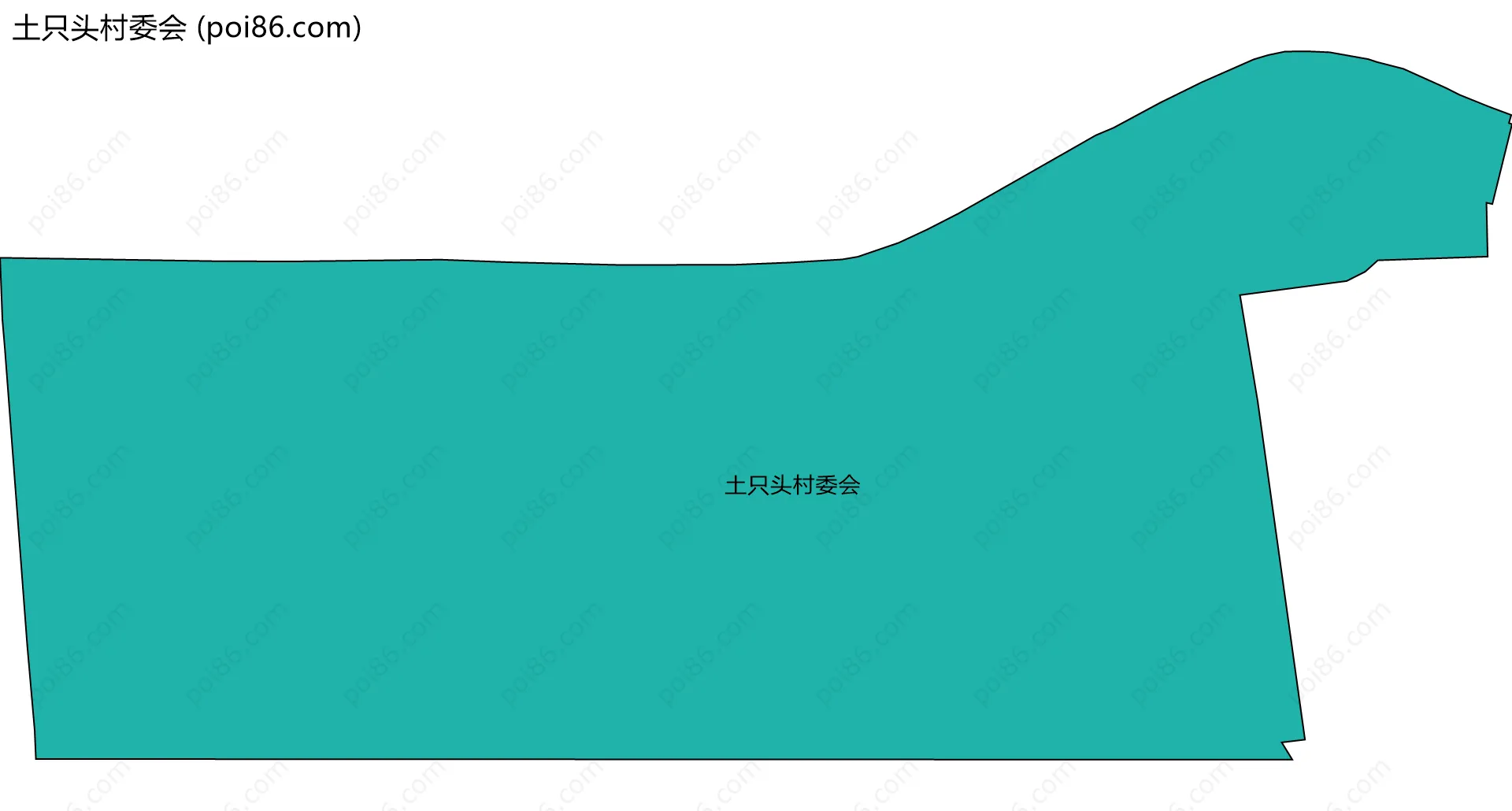 土只头村委会边界地图