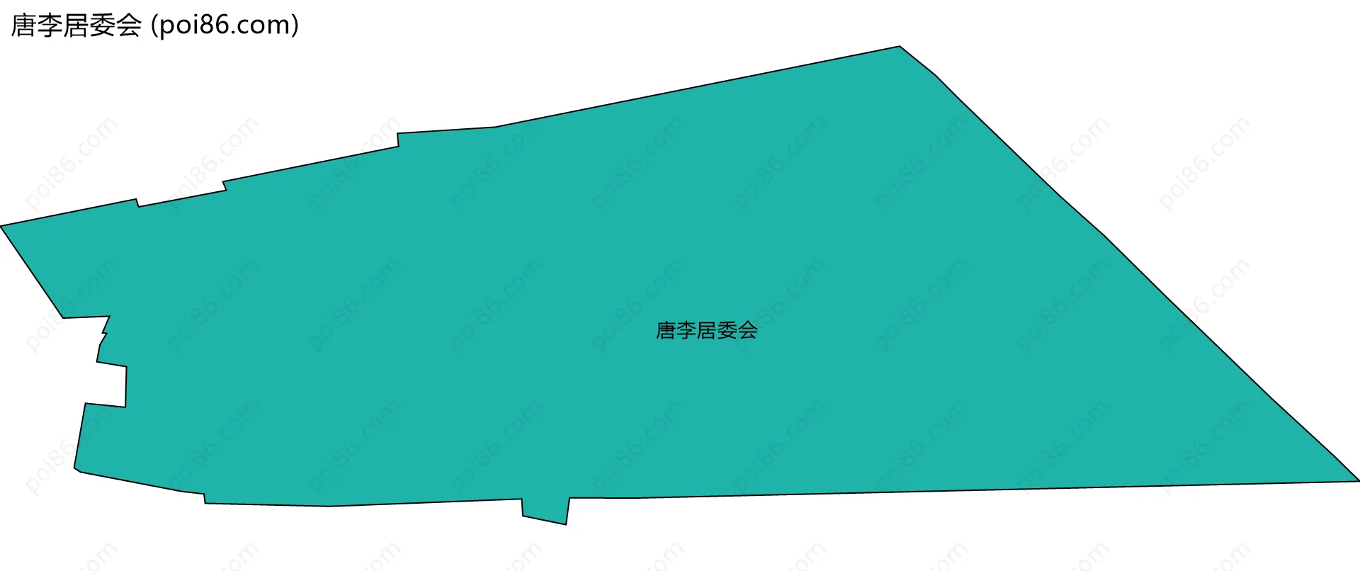 唐李居委会边界地图